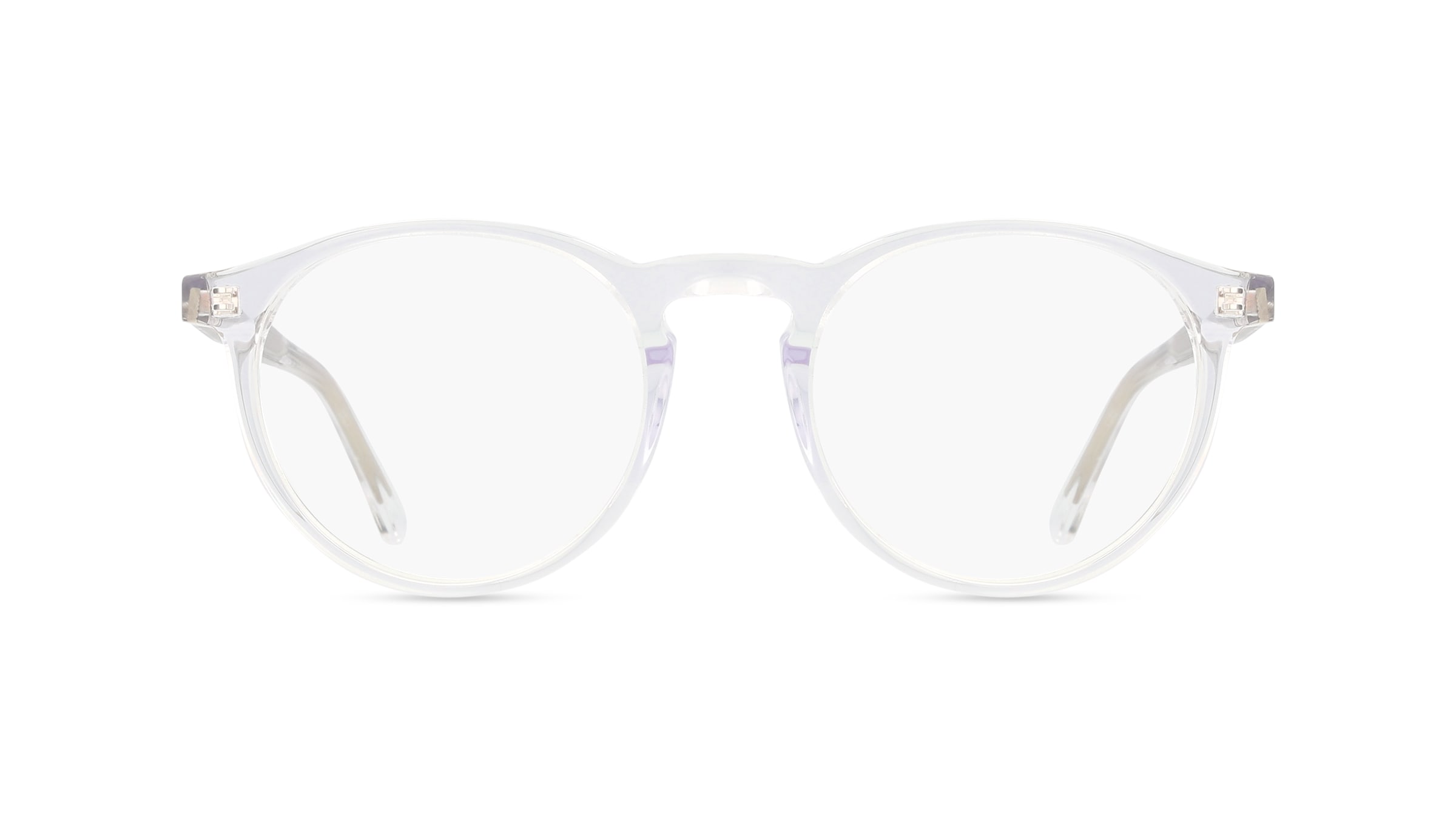 Calvin Klein CK25518 Damen-Brille inkl. Gläser Vollrand Panto Acetat-Gestell 50mm/20mm/145mm, transparent