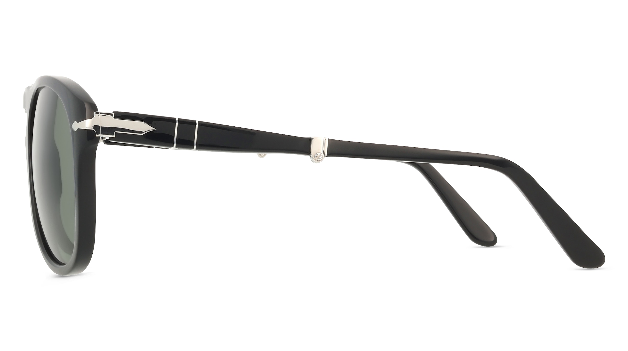 Thumbnail - Persol 0PO0714 FOLDING Herren-Sonnenbrille Vollrand Pilot Acetat-Gestell, Schwarz