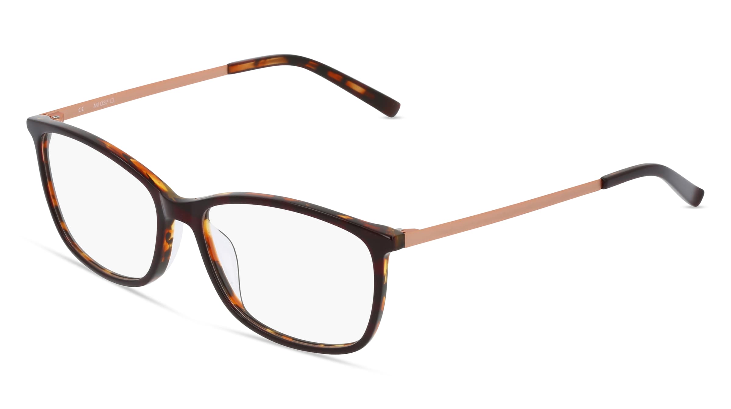 Fielmann MI 037 CL Damen-Brille inkl. Gläser Vollrand Quadratisch Acetat-Gestell 53/15/135, Lila