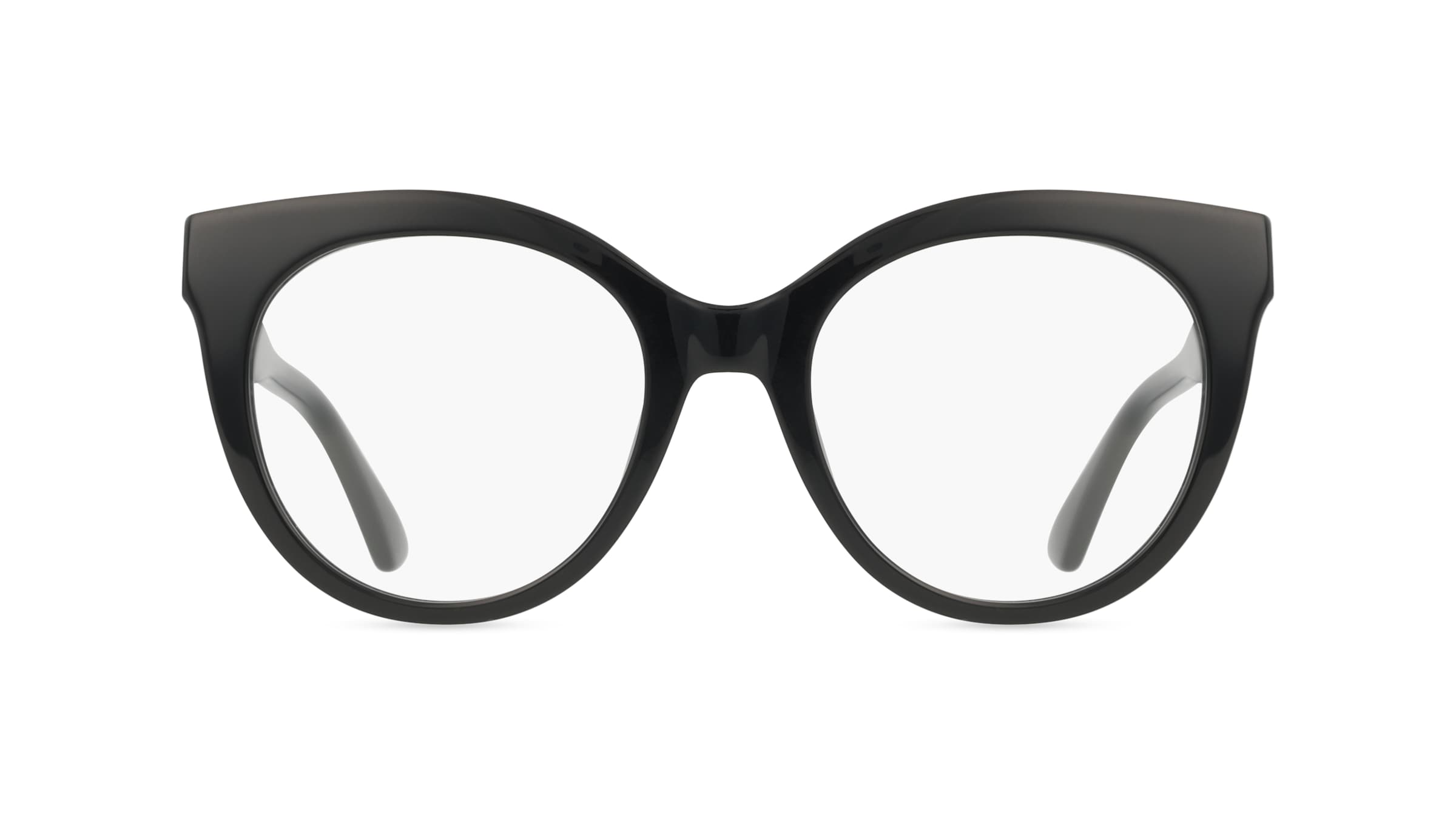 Moschino 613 Damen-Brille inkl. Gläser Vollrand Cateye Acetat-Gestell 51mm/19mm/140mm, schwarz