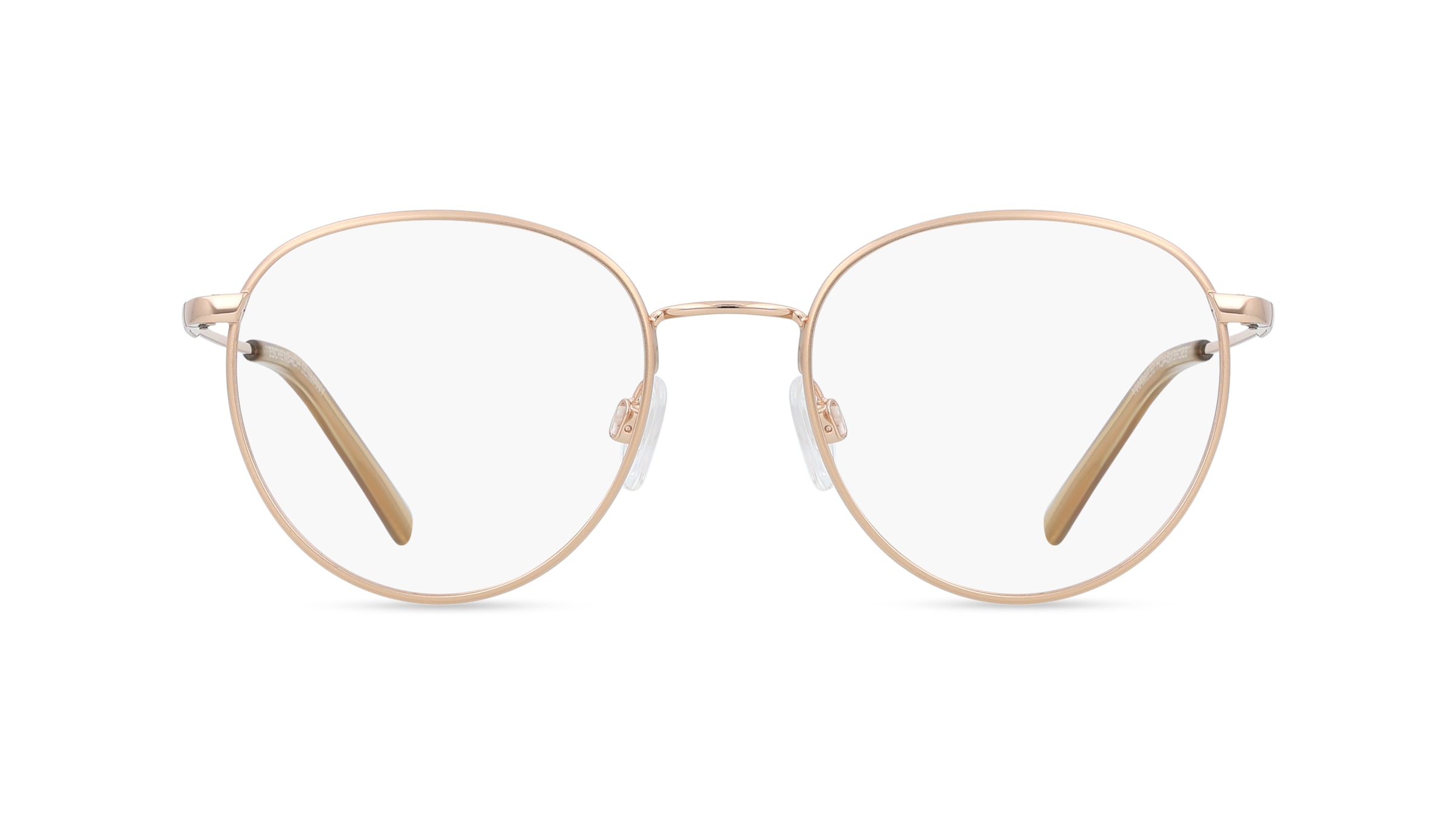Marc O’Polo Eyewear 502222 Unisex-Brille inkl. Gläser Vollrand Panto Metall-Gestell 49/19/140, Gold