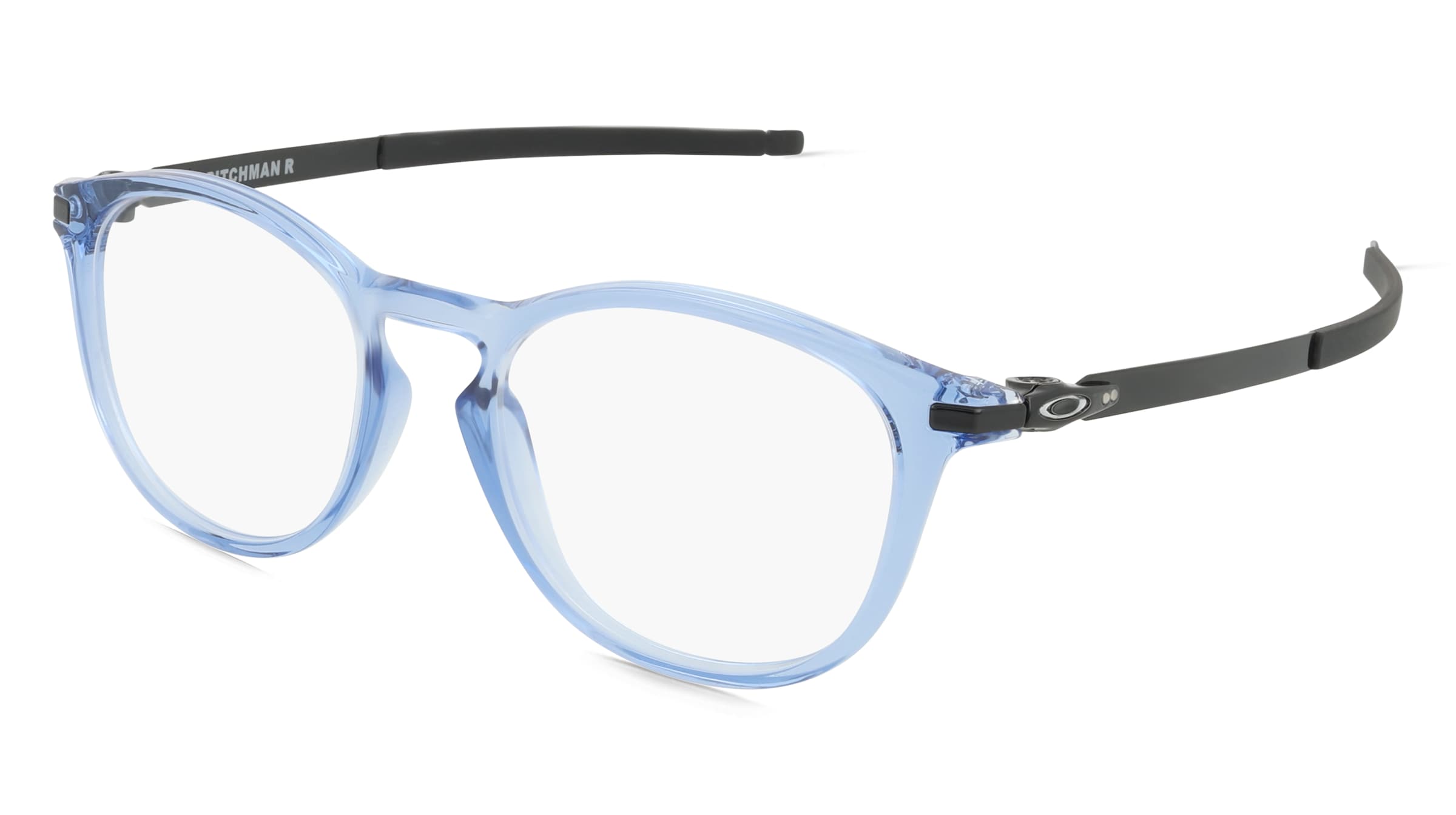 Oakley OX8105 Herren-Brille inkl. Gläser Vollrand Rund Kunststoff-Gestell 52/19/140, Blau