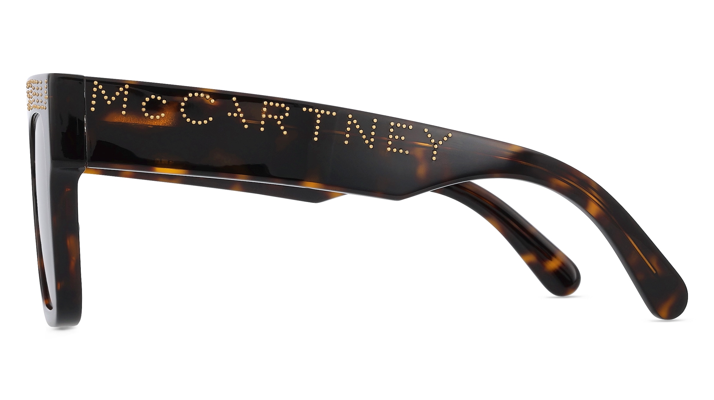 Thumbnail - Stella McCartney SC40032I Damen-Sonnenbrille Vollrand Quadratisch Acetat-Gestell, braun