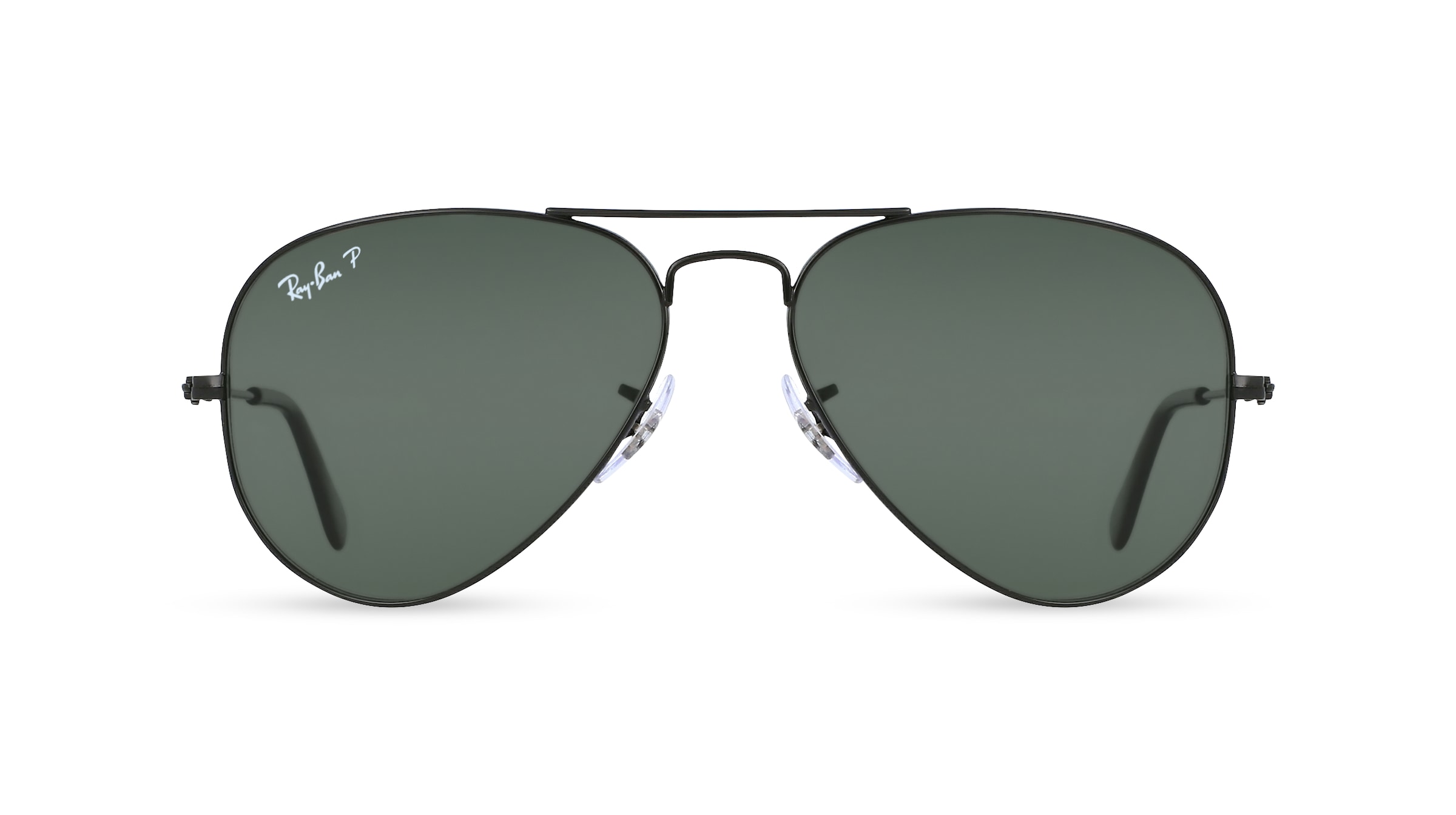 Ray-Ban RB 3025 AVIATOR LARGE METAL Unisex-Sonnenbrille Vollrand Pilot Metall-Gestell, schwarz