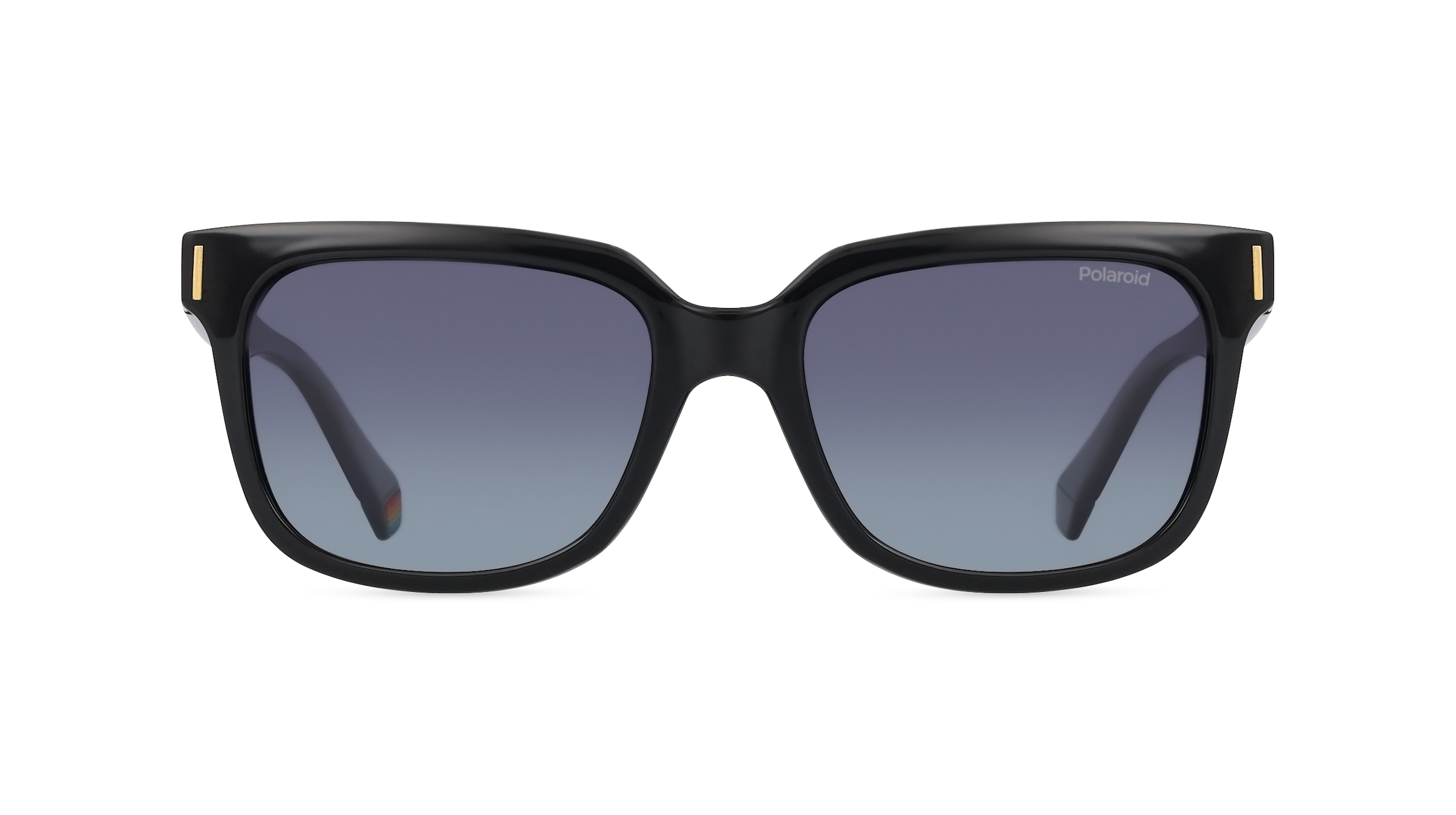 Polaroid PLD 6191/S Unisex-Sonnenbrille Vollrand Eckig Kunststoff-Gestell, schwarz