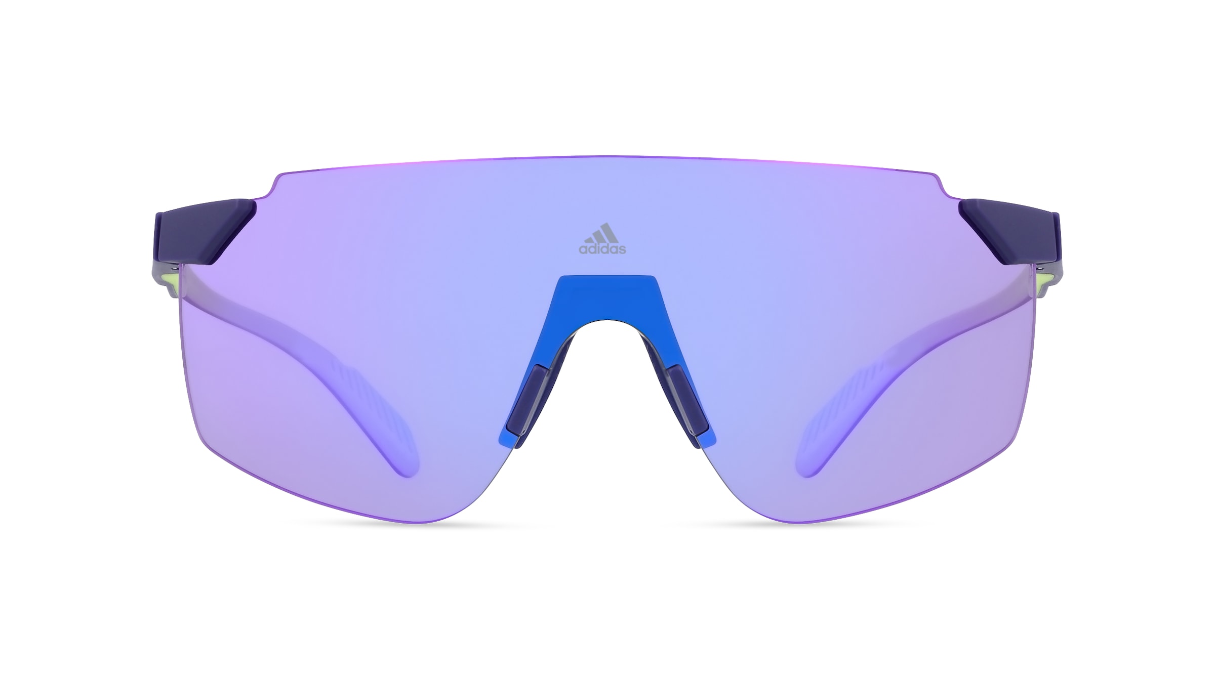 Adidas SP0056 Unisex-Sonnenbrille Vollrand Monoscheibe Kunststoff-Gestell, blau