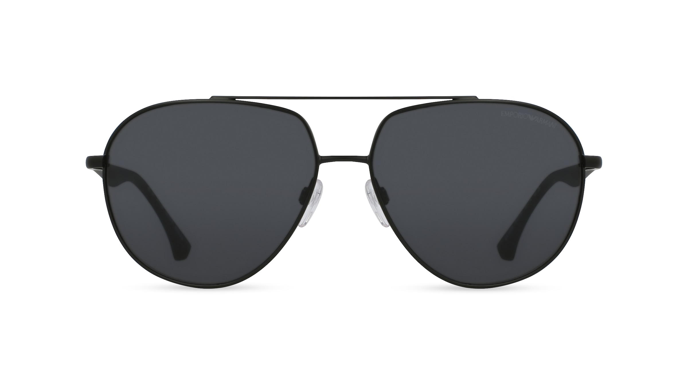 Emporio Armani EA 2096 Herren-Sonnenbrille Vollrand Pilot Metall-Gestell, schwarz