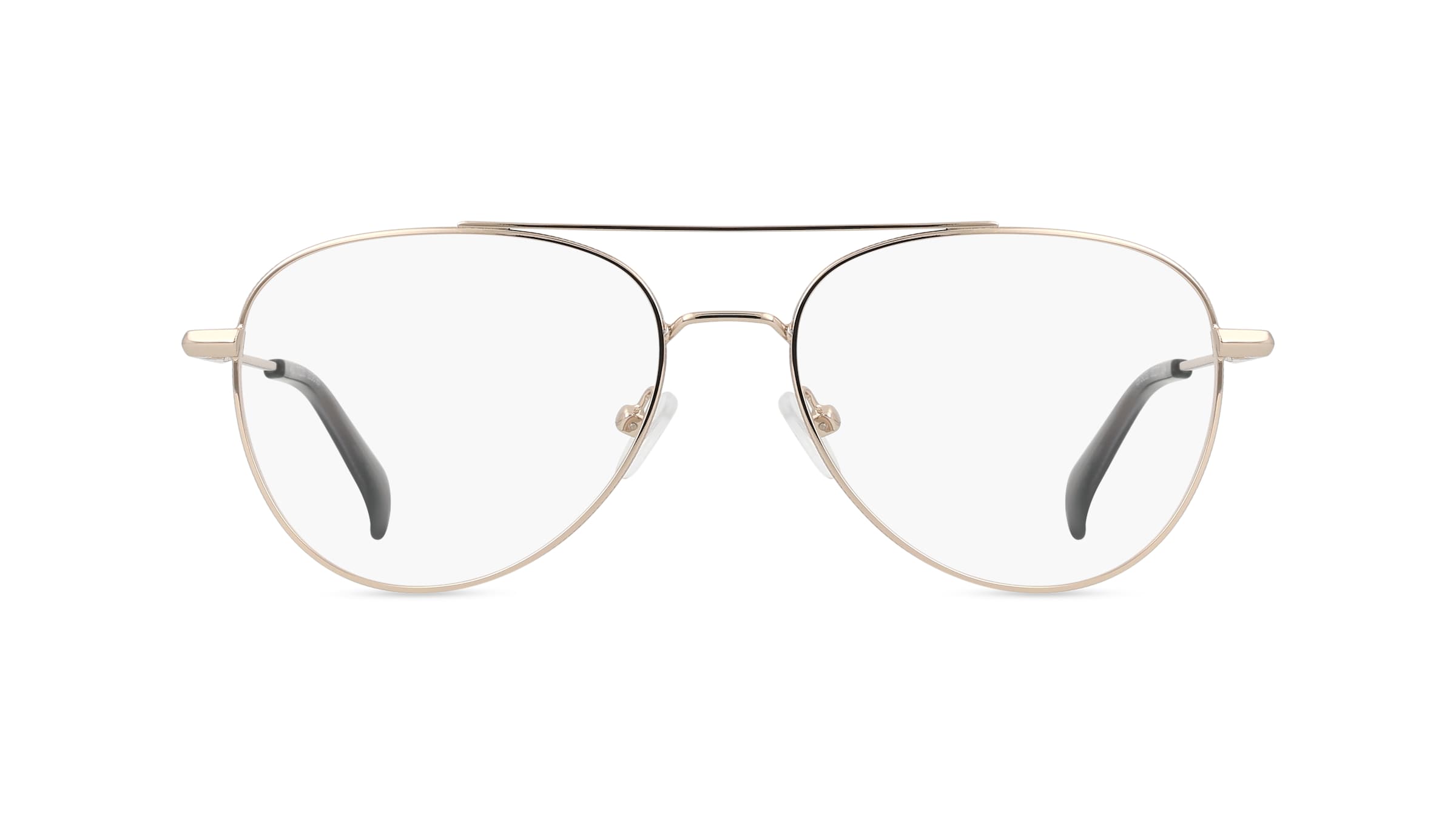 Fielmann OU 059 FLEX FA SPENCER Damen-Brille inkl. Gläser Vollrand Pilot Edelstahl-Gestell 55mm/17mm/145mm, gold