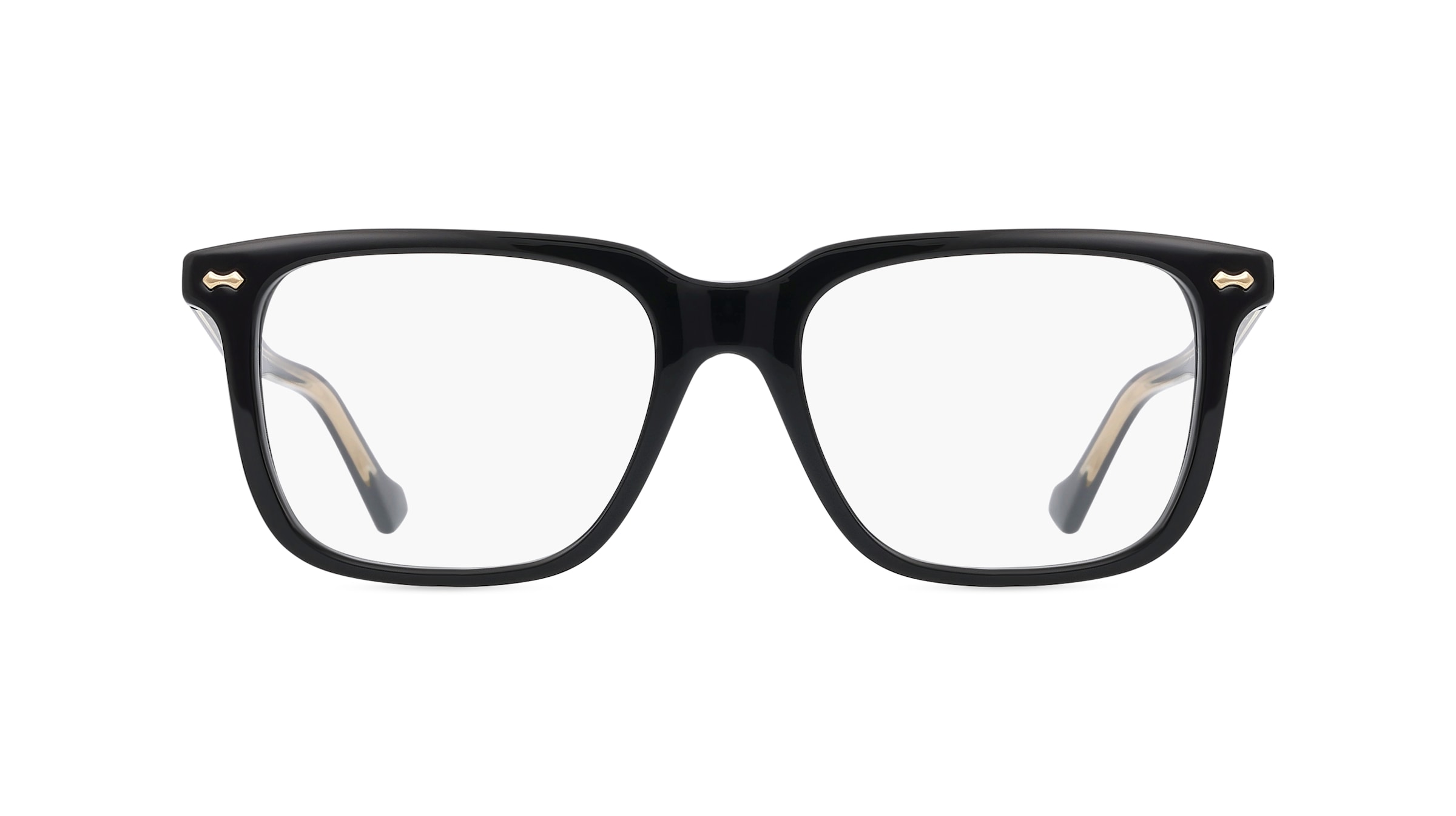 Gucci GG0737O Unisex-Brille inkl. Gläser Vollrand Eckig Kunststoff-Gestell 53mm/18mm/150mm, schwarz