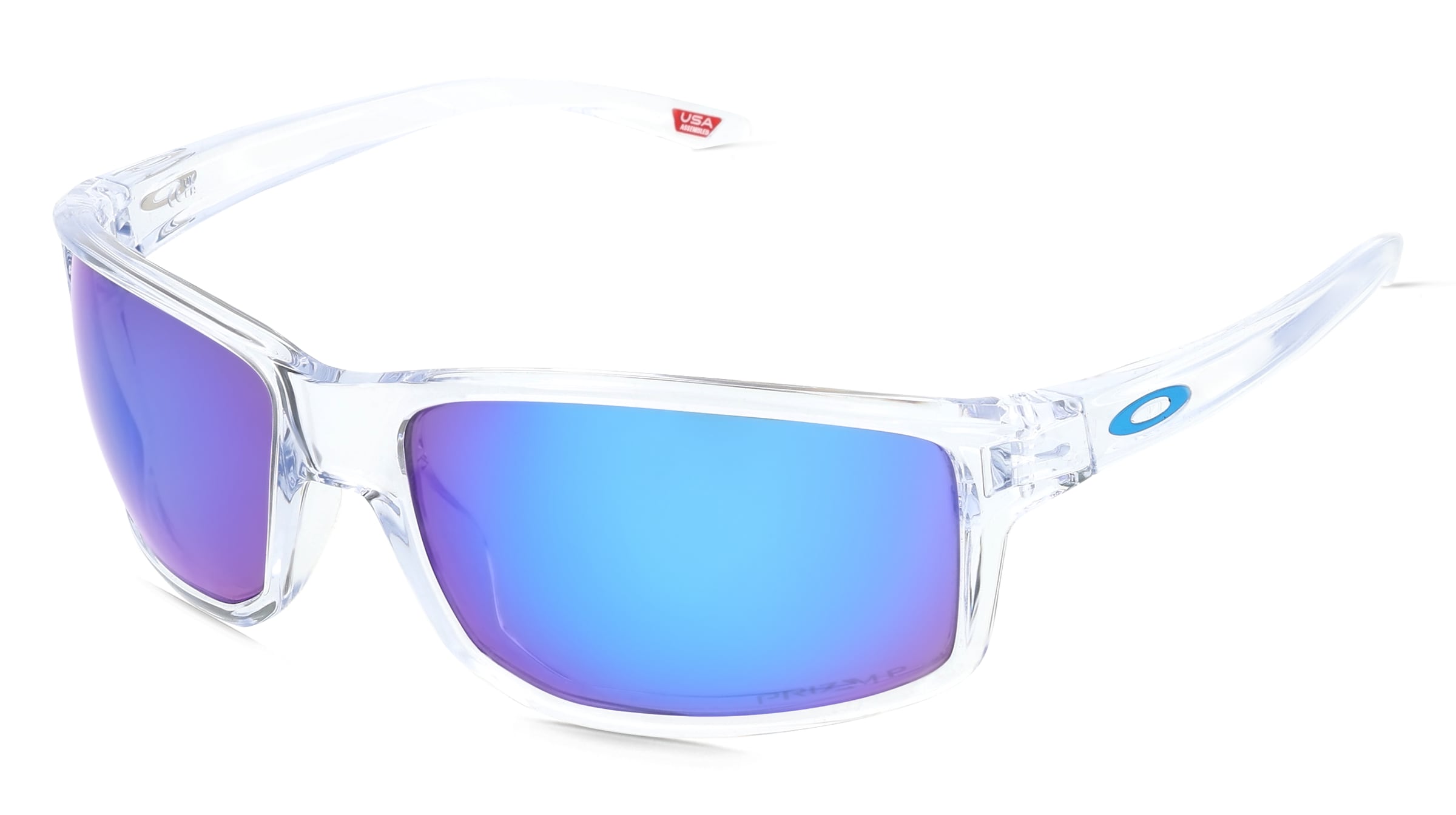 Oakley OO9470 Herren-Sonnenbrille Vollrand Quadratisch Kunststoff-Gestell, Transparent