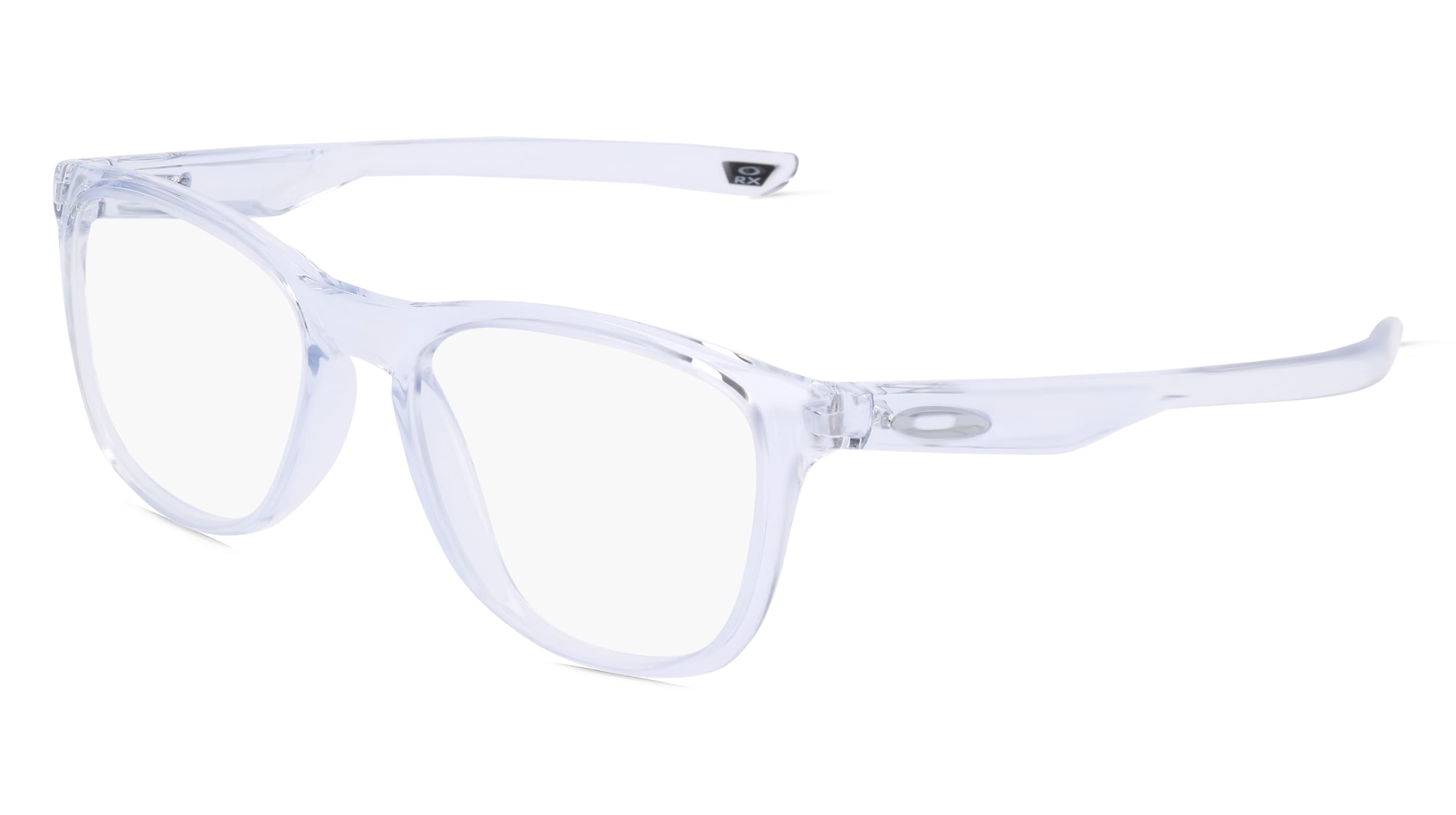 Oakley OX8130 Unisex-Brille inkl. Gläser Vollrand Rund Kunststoff-Gestell 52/18/141, Transparent