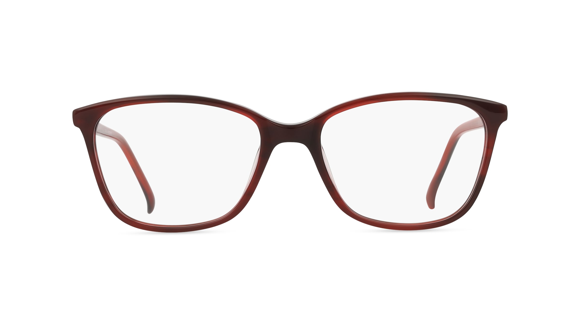 Fielmann BD 406 CL Damen-Brille inkl. Gläser Vollrand Eckig Acetat-Gestell 53mm/17mm/135mm, rot