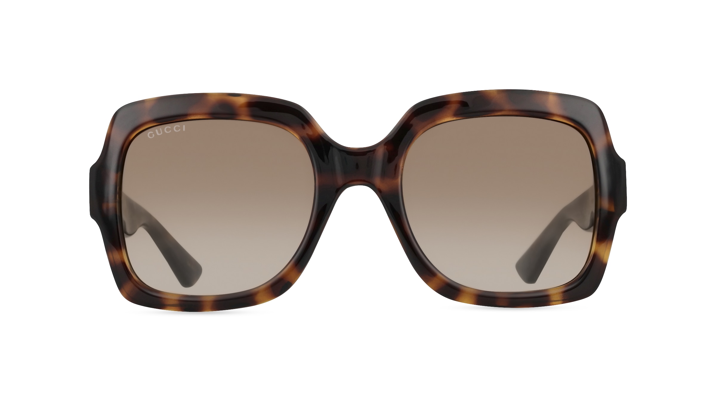 Gucci GG 1337S Damen-Sonnenbrille Vollrand Eckig Kunststoff-Gestell, braun