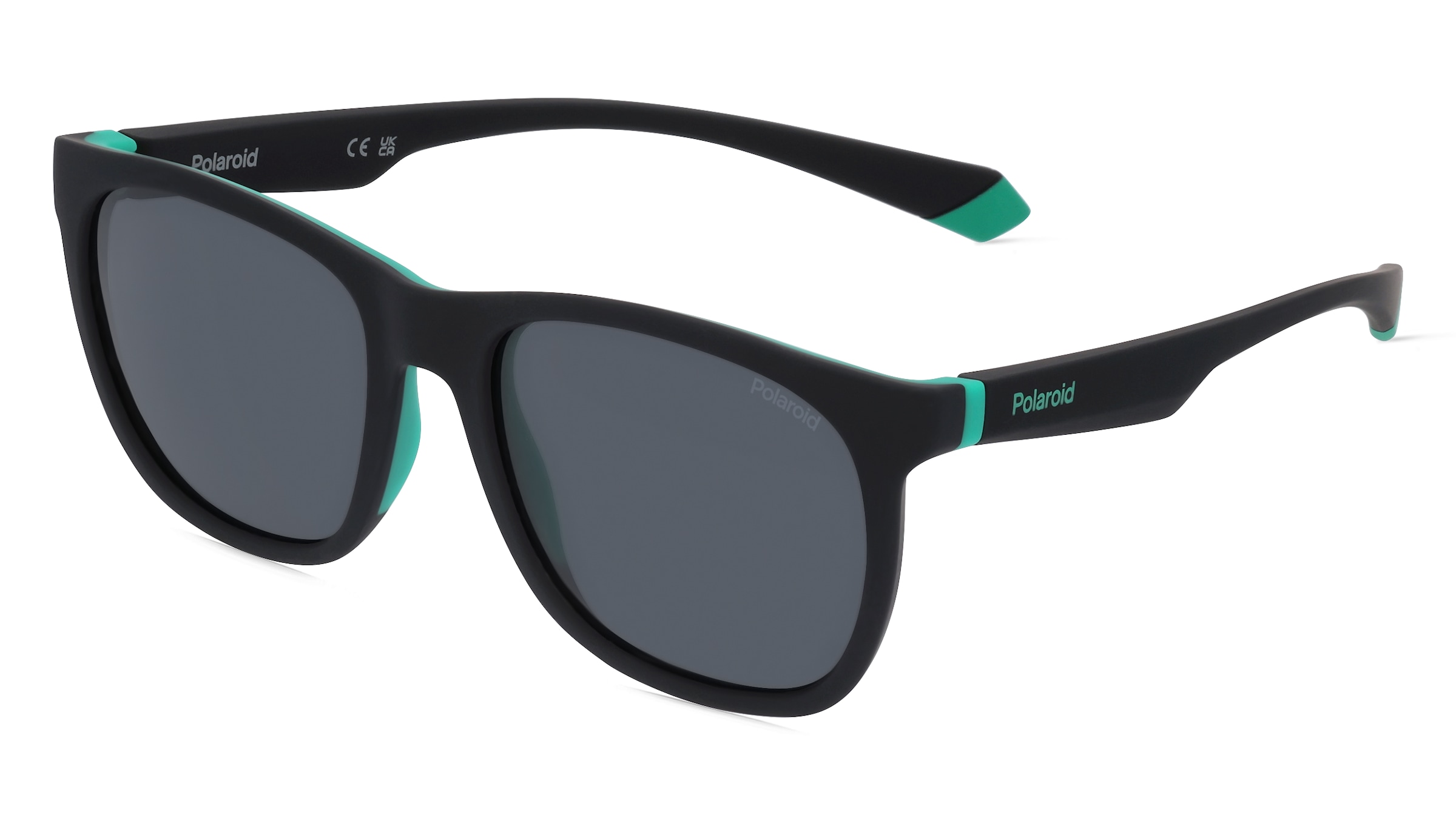 Safilo Polaroid PLD 2140/S Herren-Sonnenbrille Vollrand Eckig Acetat-Gestell, schwarz