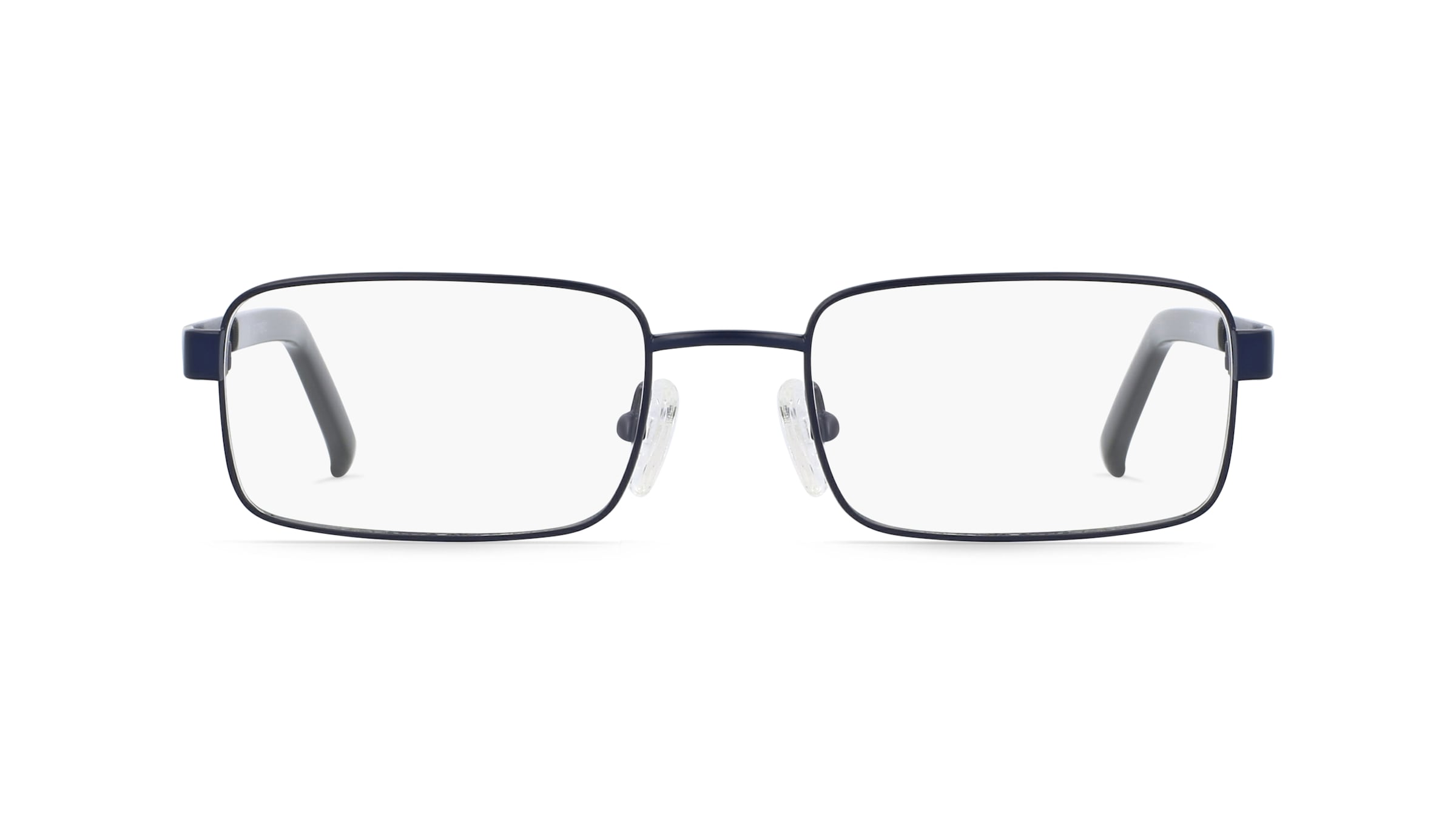 Fielmann CY 019 FLEX CL Herren-Brille inkl. Gläser Vollrand Eckig Edelstahl-Gestell 50mm/19mm/140mm, blau