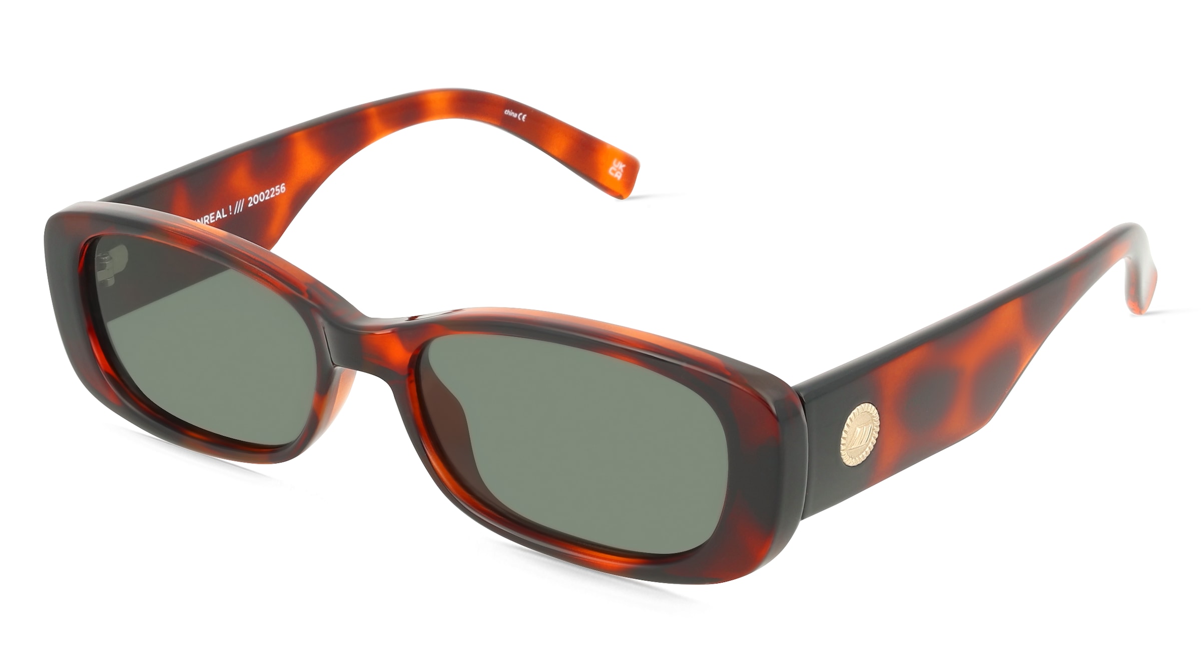 Le Specs UNREAL! Unisex-Sonnenbrille Vollrand Quadratisch Kunststoff-Gestell, Havanna