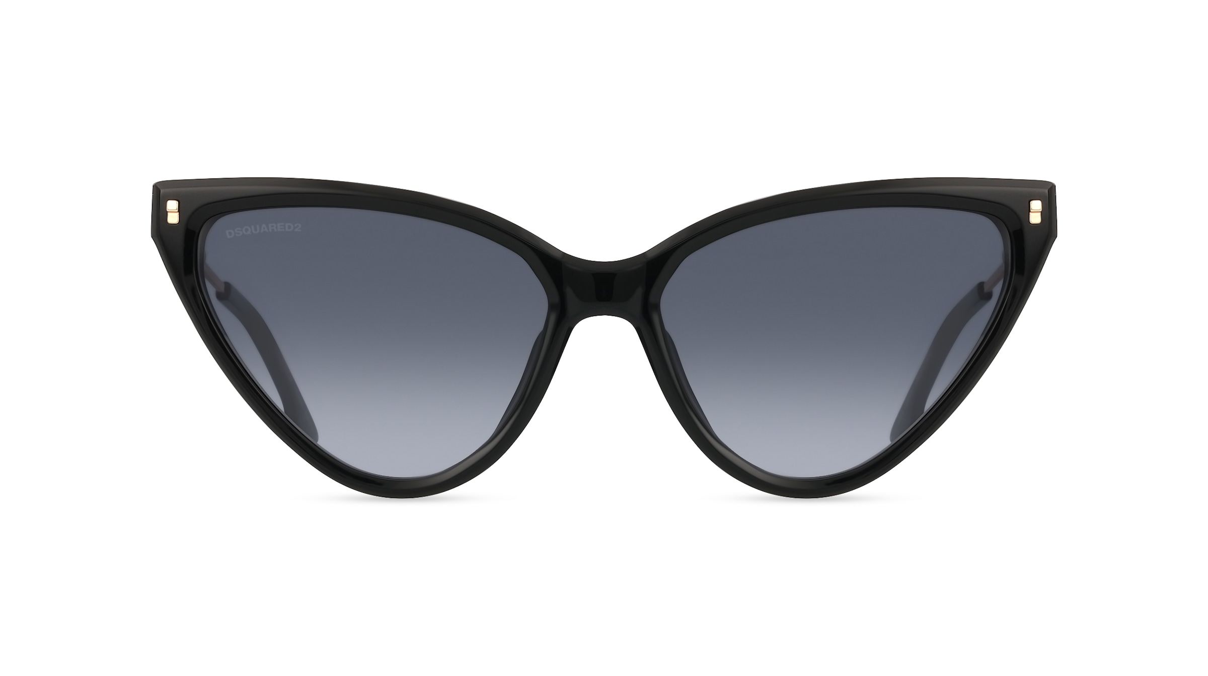 Dsquared2 D2 0134/S Damen-Sonnenbrille Vollrand Cateye Acetat-Gestell, schwarz