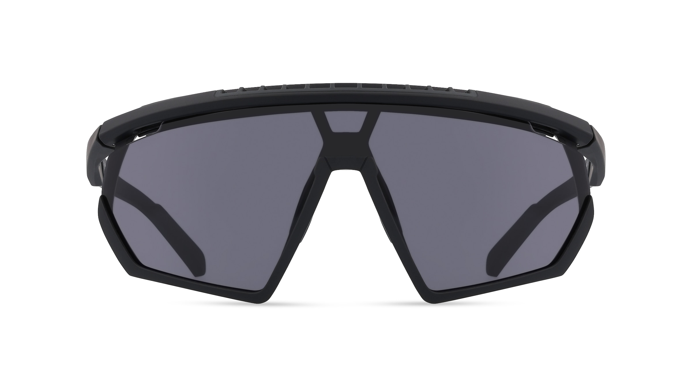 Adidas SP0029-H Unisex-Sonnenbrille Vollrand Monoscheibe Kunststoff-Gestell, schwarz