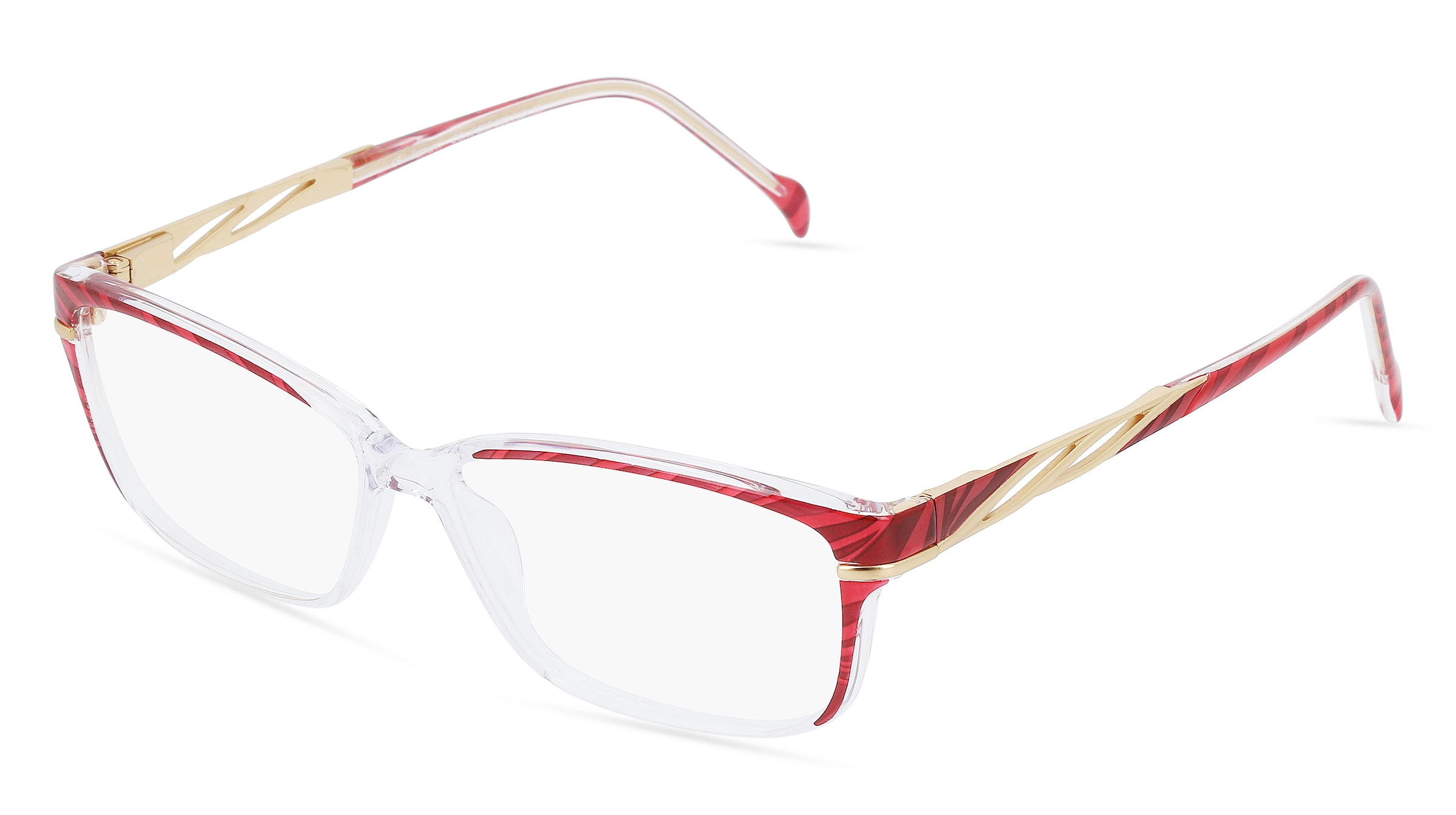 Fielmann COMFORT 083 FLEX TR Damen-Brille inkl. Gläser Vollrand Quadratisch TR90-Gestell 52/12/135, Transparent
