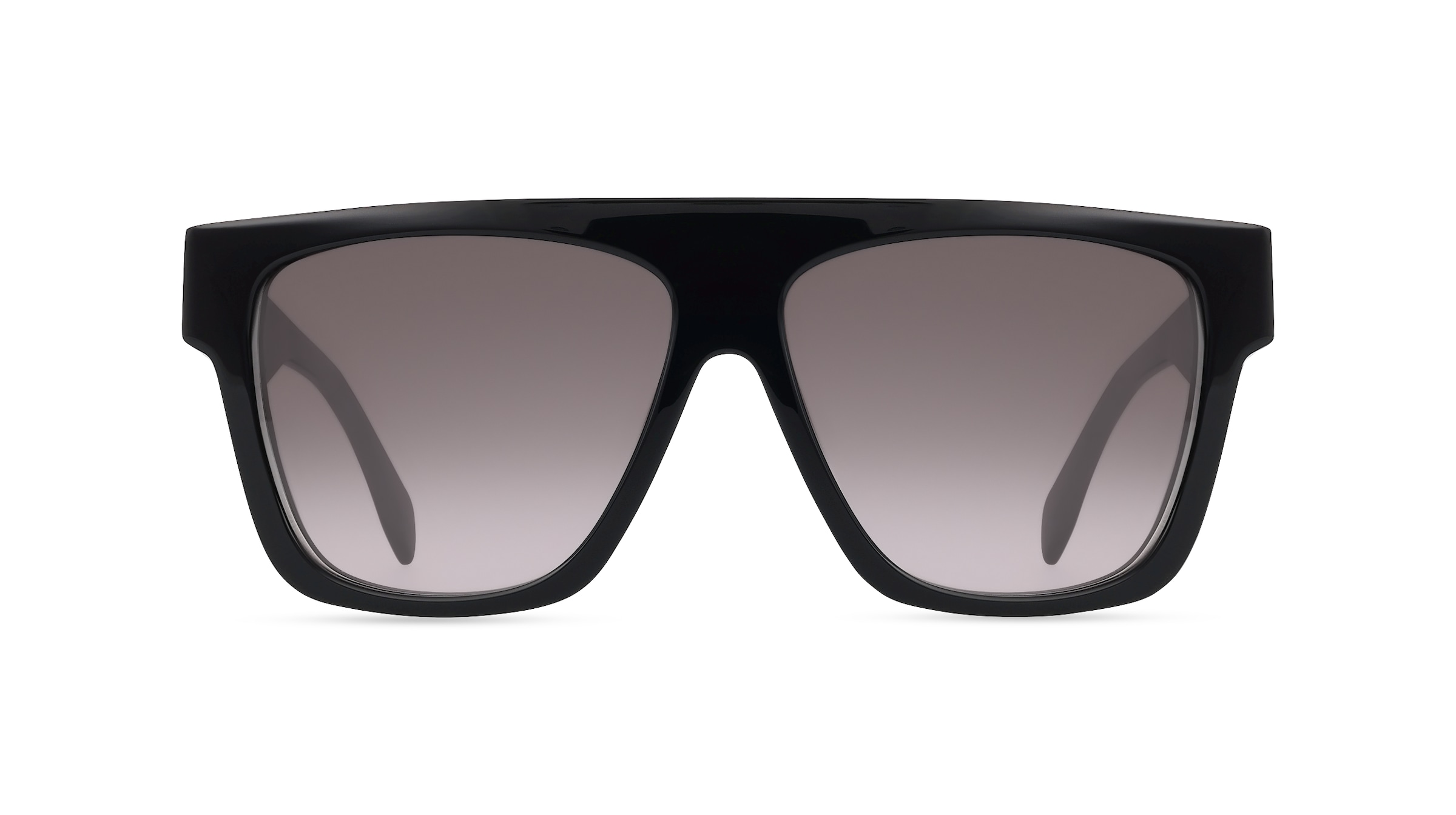 Alexander McQueen AM0302S Herren-Sonnenbrille Vollrand Eckig Kunststoff-Gestell, schwarz