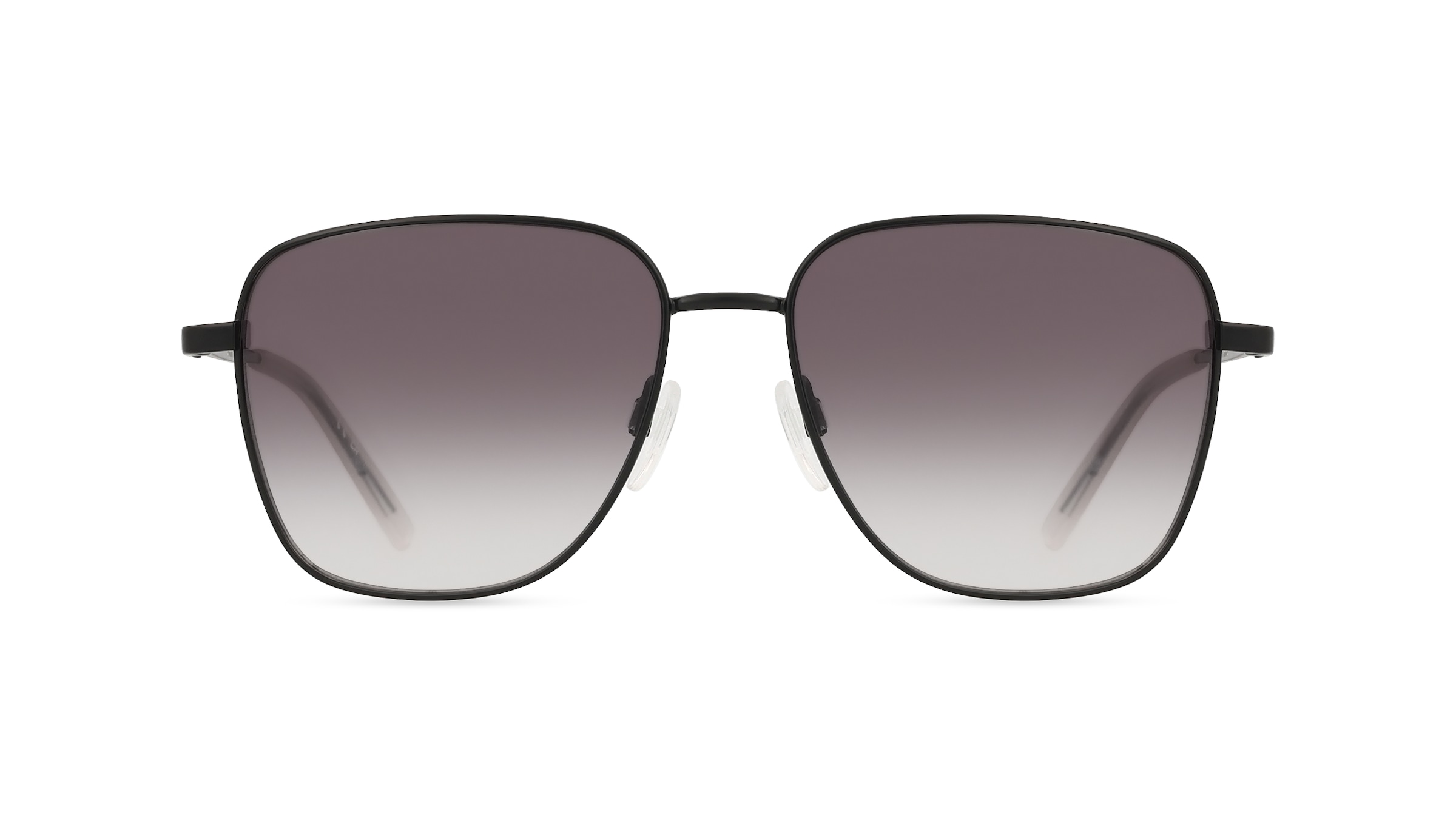 DKNY DK116S Damen-Sonnenbrille Vollrand Eckig Metall-Gestell, schwarz