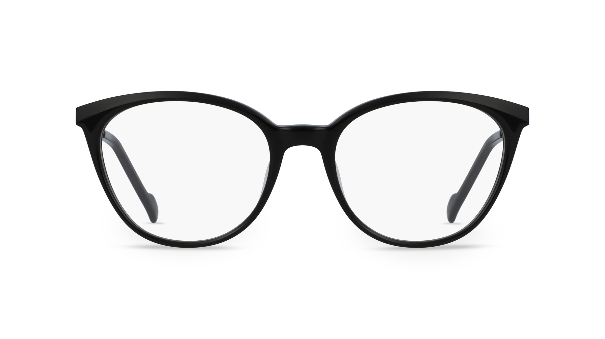 Fielmann 2188 FLEX FA Damen-Brille inkl. Gläser Vollrand Butterfly Kunststoff-Gestell 51mm/18mm/140mm, schwarz