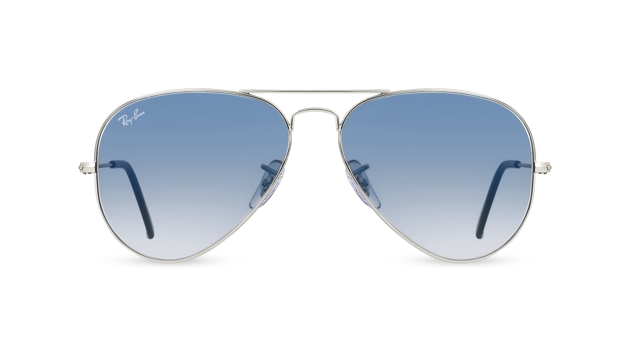 Ray-Ban RB 3025 AVIATOR LARGE METAL Unisex-Sonnenbrille Vollrand Pilot Metall-Gestell, Silber