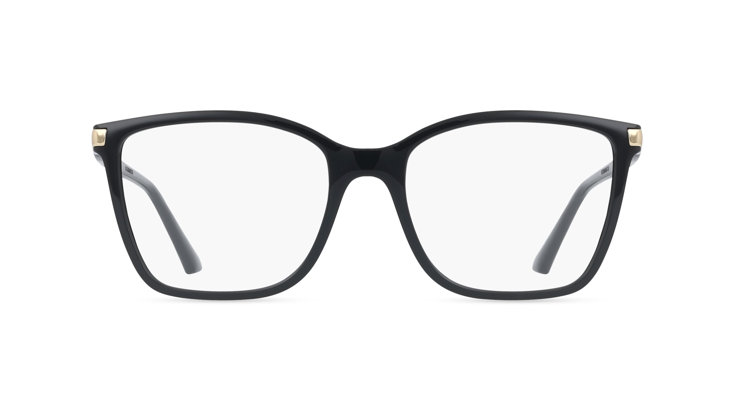 Vogue 0VO5654 Damen-Brille inkl. Gläser Vollrand Quadratisch Kunststoff-Gestell 53/17/140, Schwarz