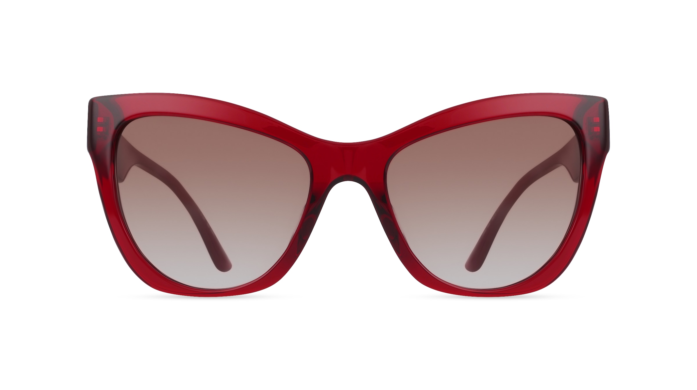 Versace VE4417U Damen-Sonnenbrille Vollrand Butterfly Acetat-Gestell, rot