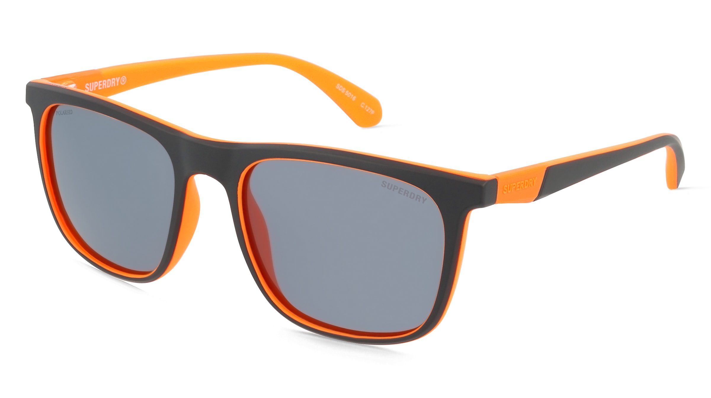 Superdry Sds 5016 Unisex-Sonnenbrille Vollrand Quadratisch Kunststoff-Gestell, Schwarz