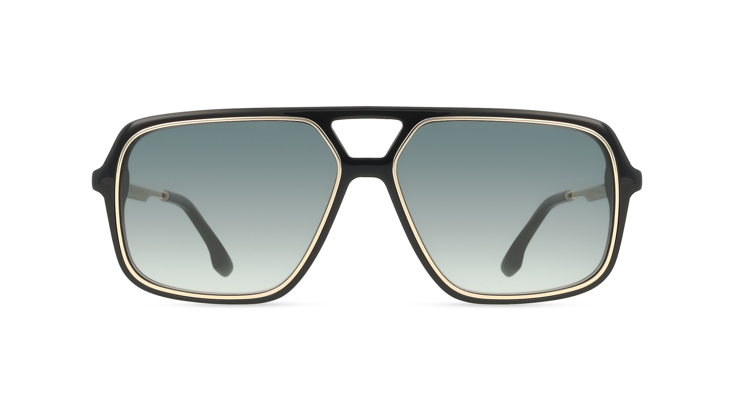 Victoria Beckham VB246S Damen-Sonnenbrille Vollrand Eckig Acetat-Gestell, schwarz