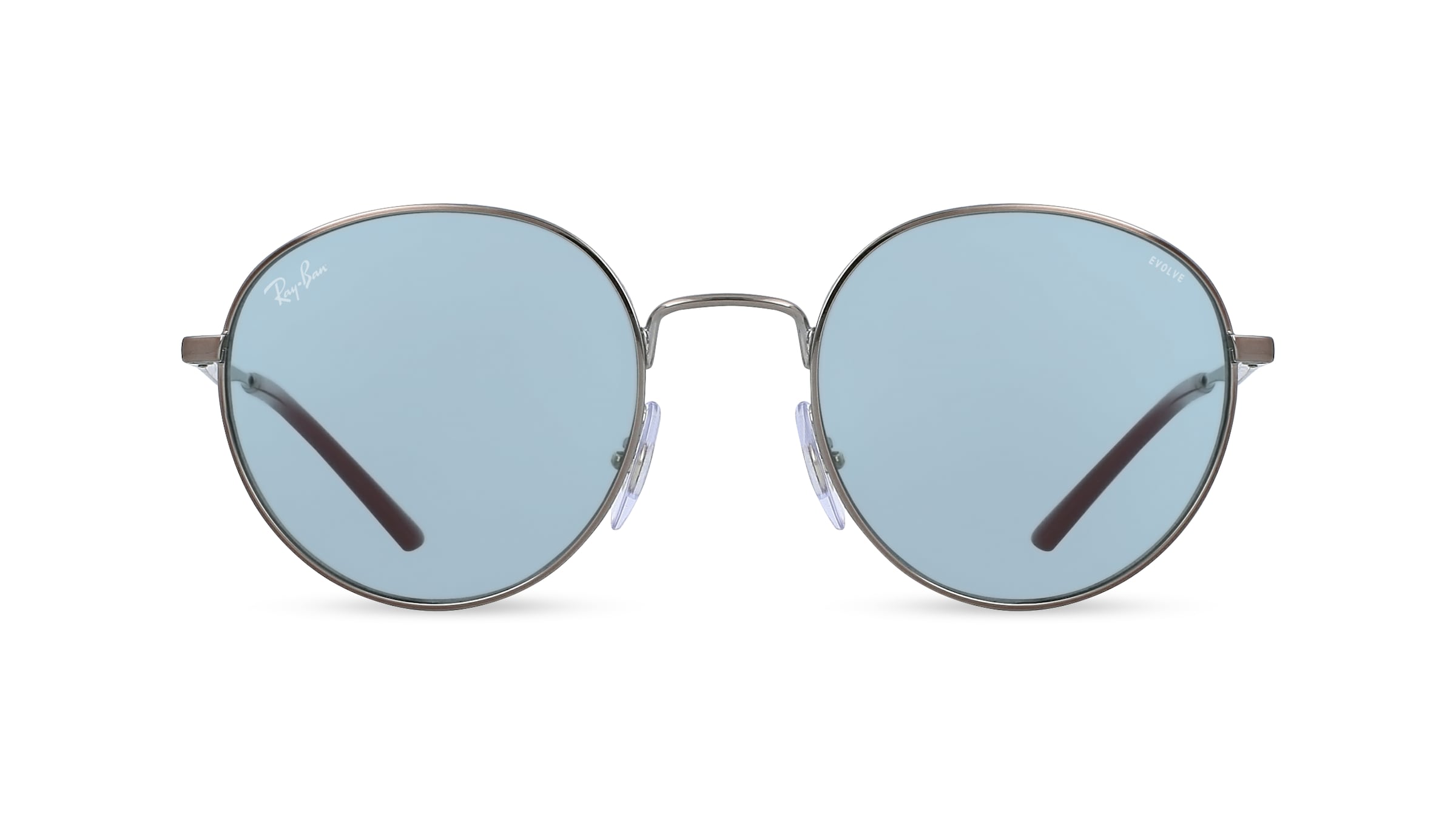 Ray-Ban RB 3681 Unisex-Sonnenbrille Vollrand Rund Metall-Gestell, grau