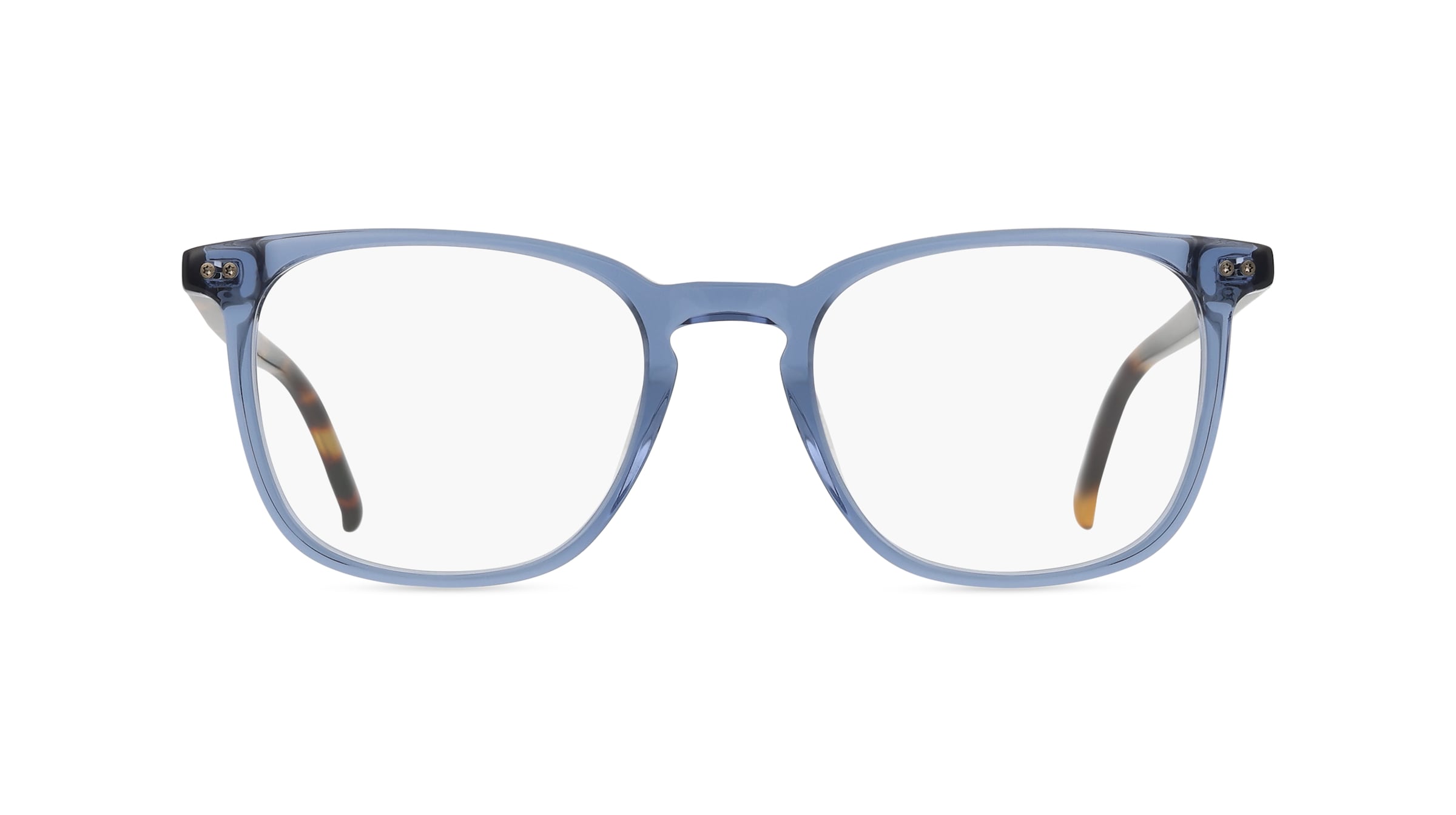 Fielmann LN 050 CL FELIX Herren-Brille inkl. Gläser Vollrand Eckig Acetat-Gestell 51mm/20mm/150mm, Blau