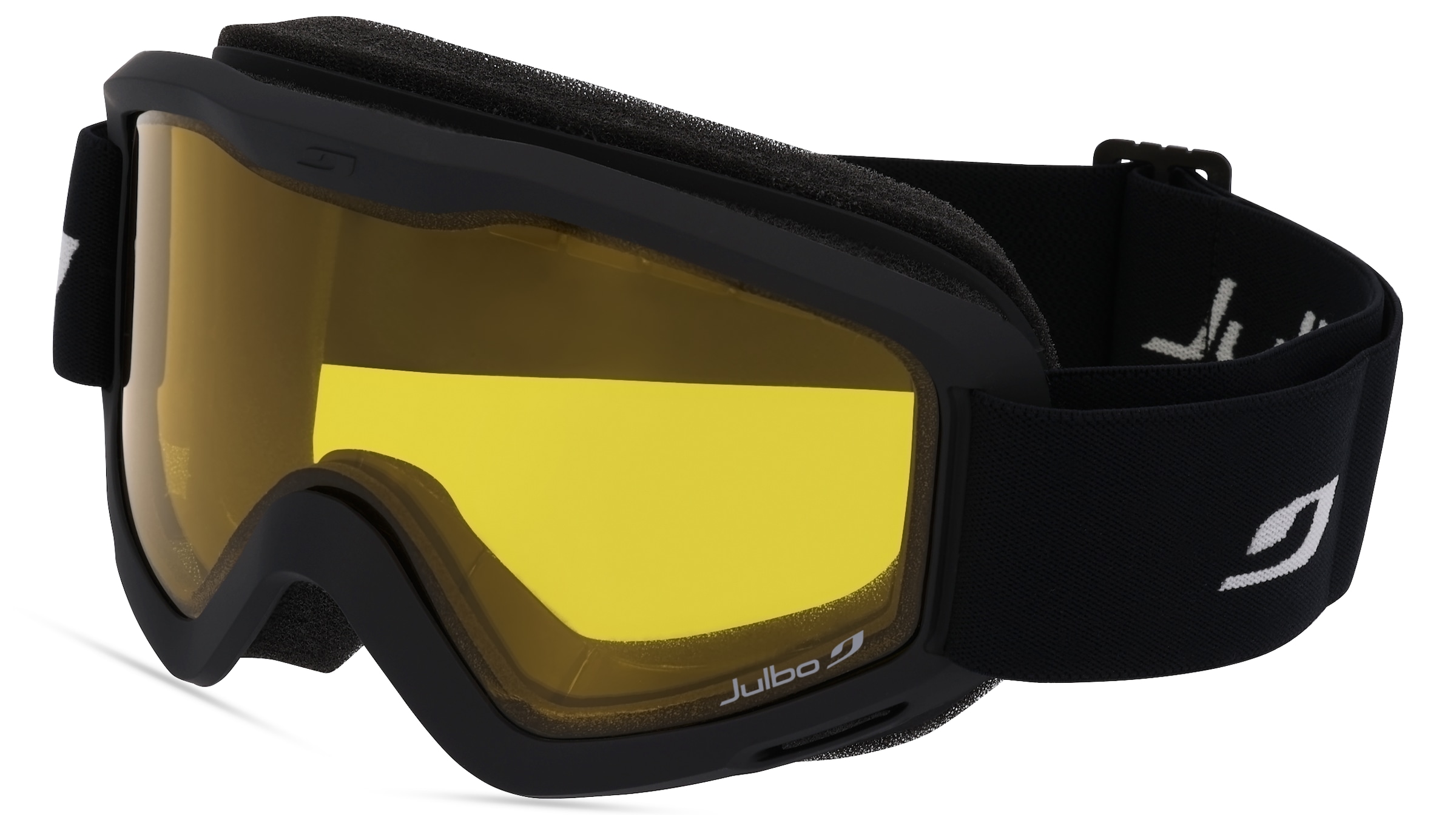 Julbo PLASMA J733 Unisex-Skibrille Vollrand Monoscheibe Kunststoff-Gestell, Schwarz