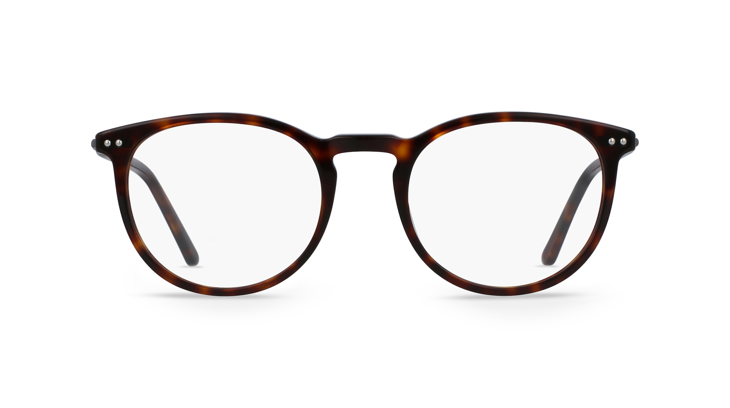 Fielmann MI 008 CL Unisex-Brille inkl. Gläser Vollrand Panto Blockacetat-Gestell 50mm/20mm/135mm, braun