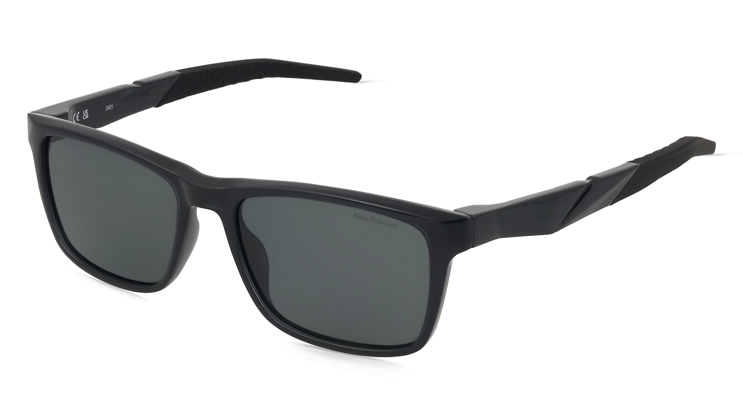 Nike RADEON 1 P FV2404 Unisex-Sonnenbrille Vollrand Quadratisch Acetat Spritzguss-Gestell, Grau