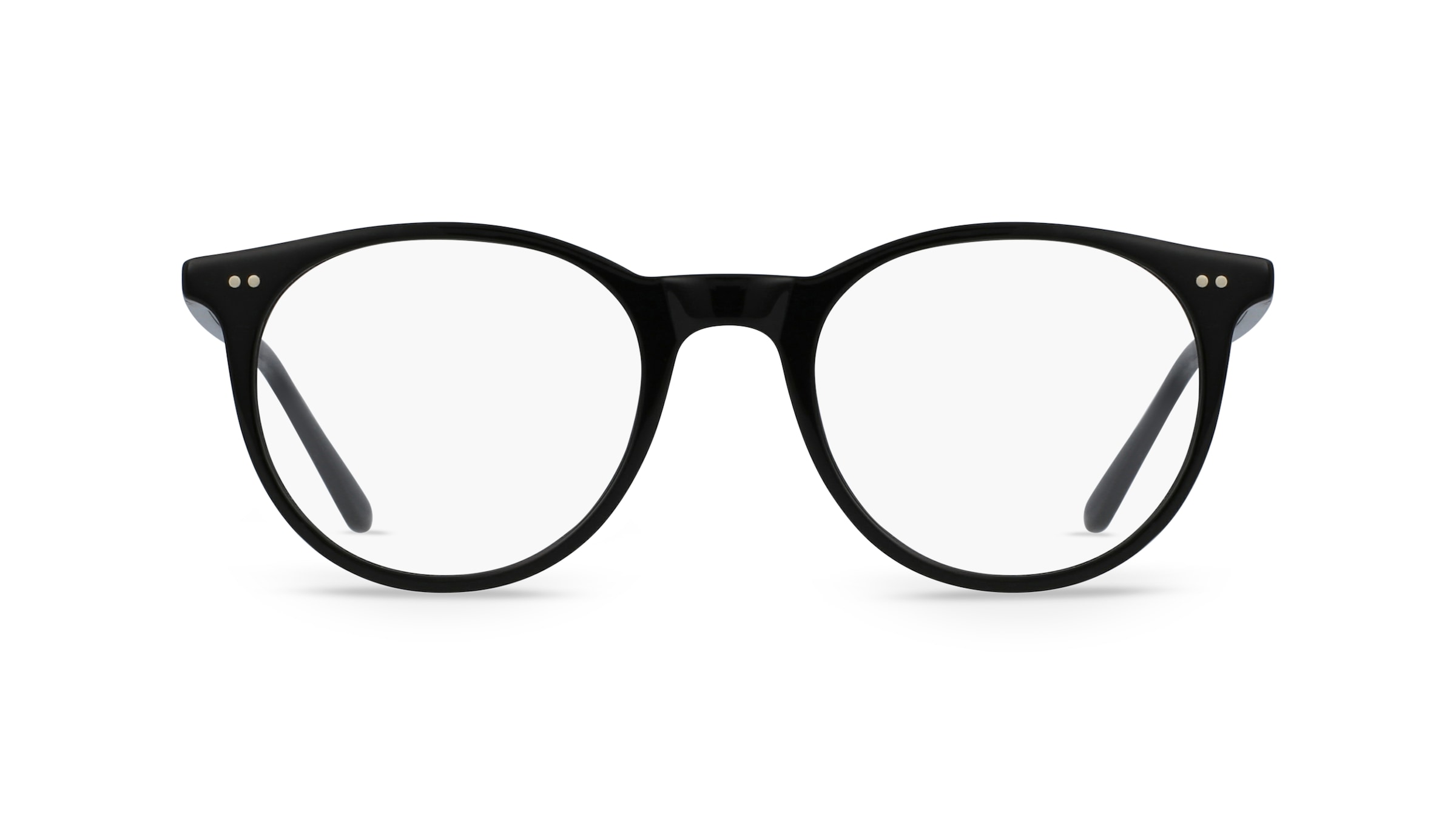 Fielmann IC 013 CL Herren-Brille inkl. Gläser Vollrand Rund Acetat-Gestell 48mm/20mm/145mm, schwarz