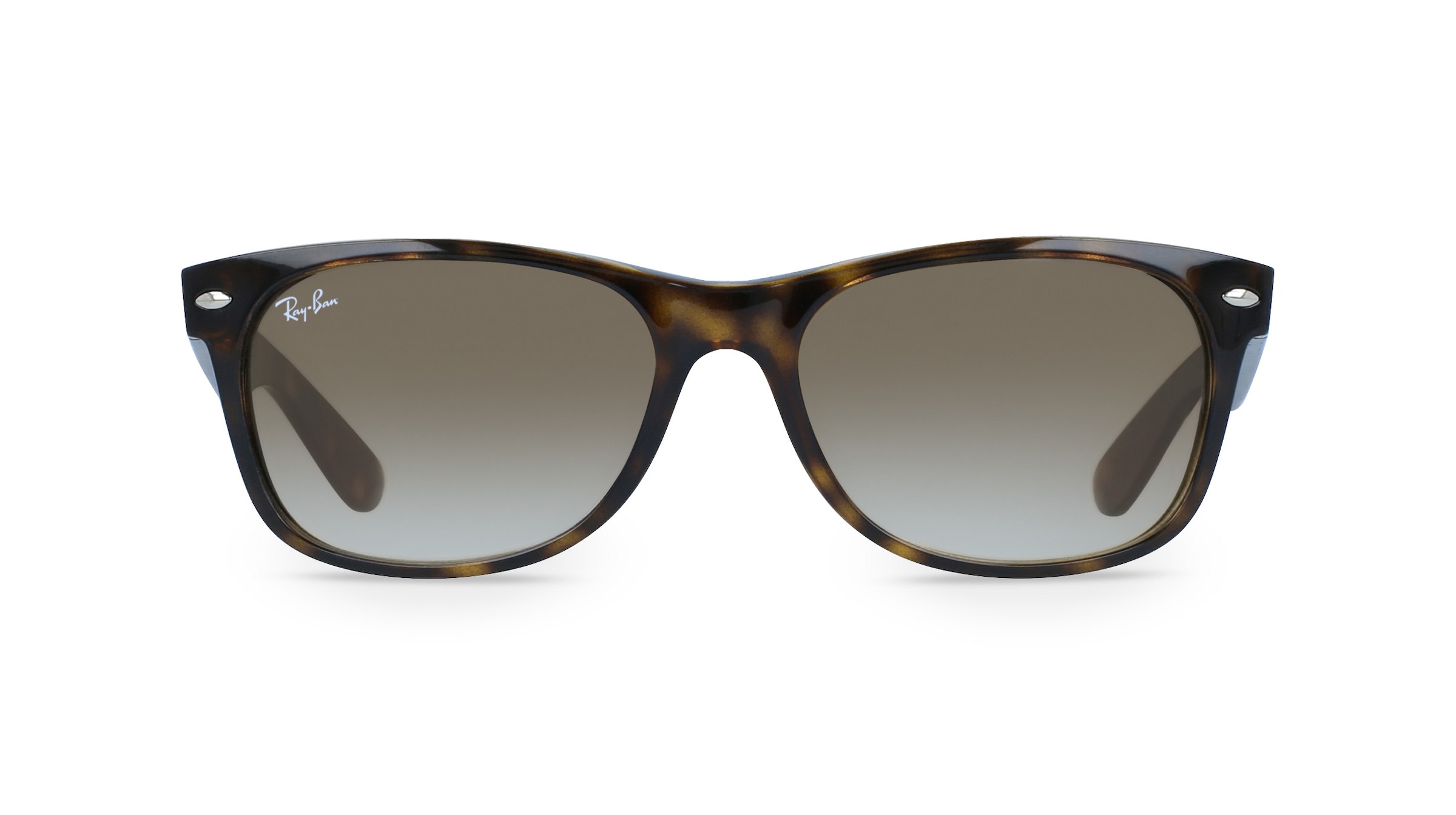 Ray-Ban RB 2132 NEW WAYFARER Unisex-Sonnenbrille Vollrand Eckig Kunststoff-Gestell, braun