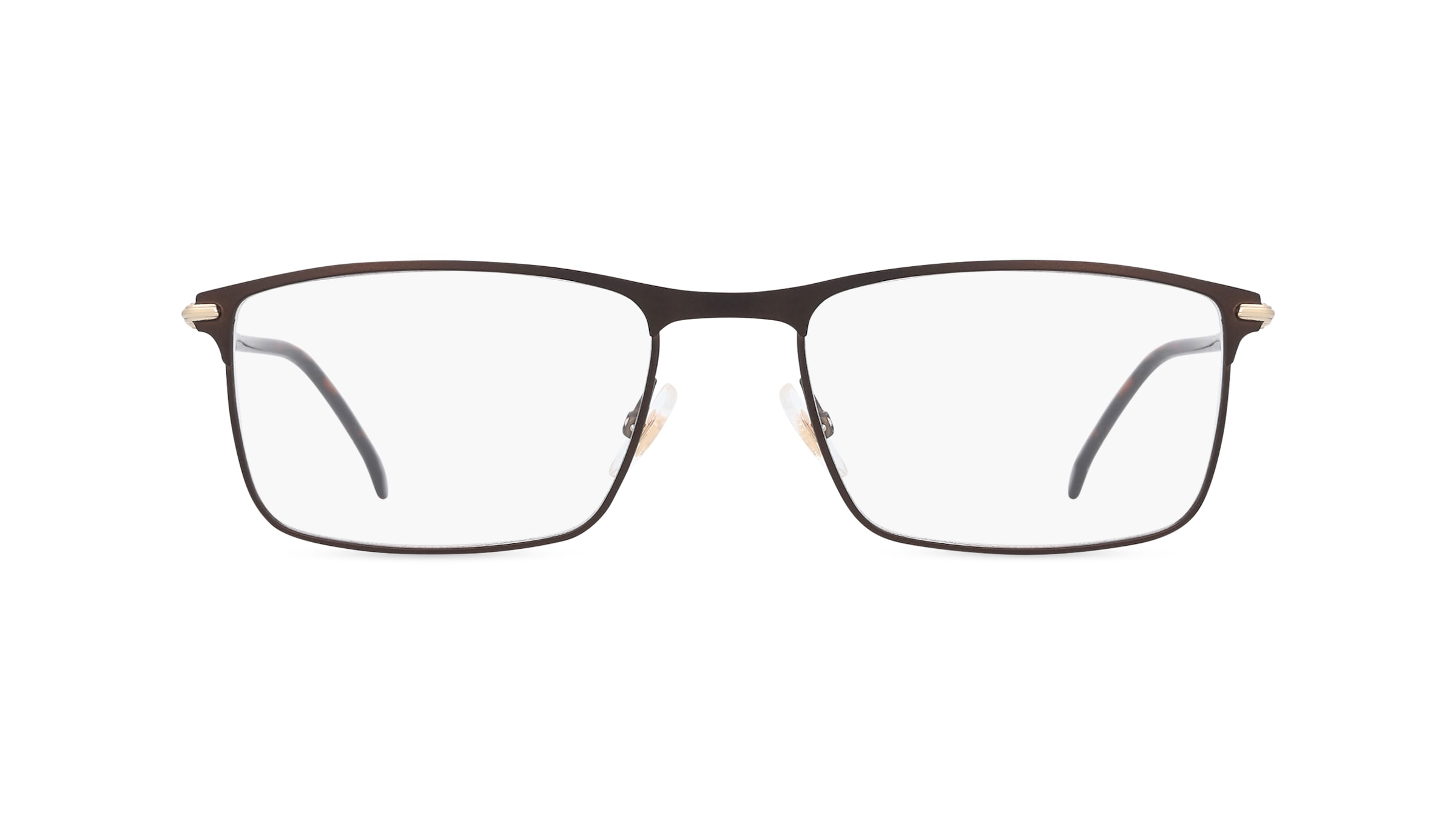 Carrera 288 Herren-Brille inkl. Gläser Vollrand Eckig Metall-Gestell 55mm/18mm/145mm, braun