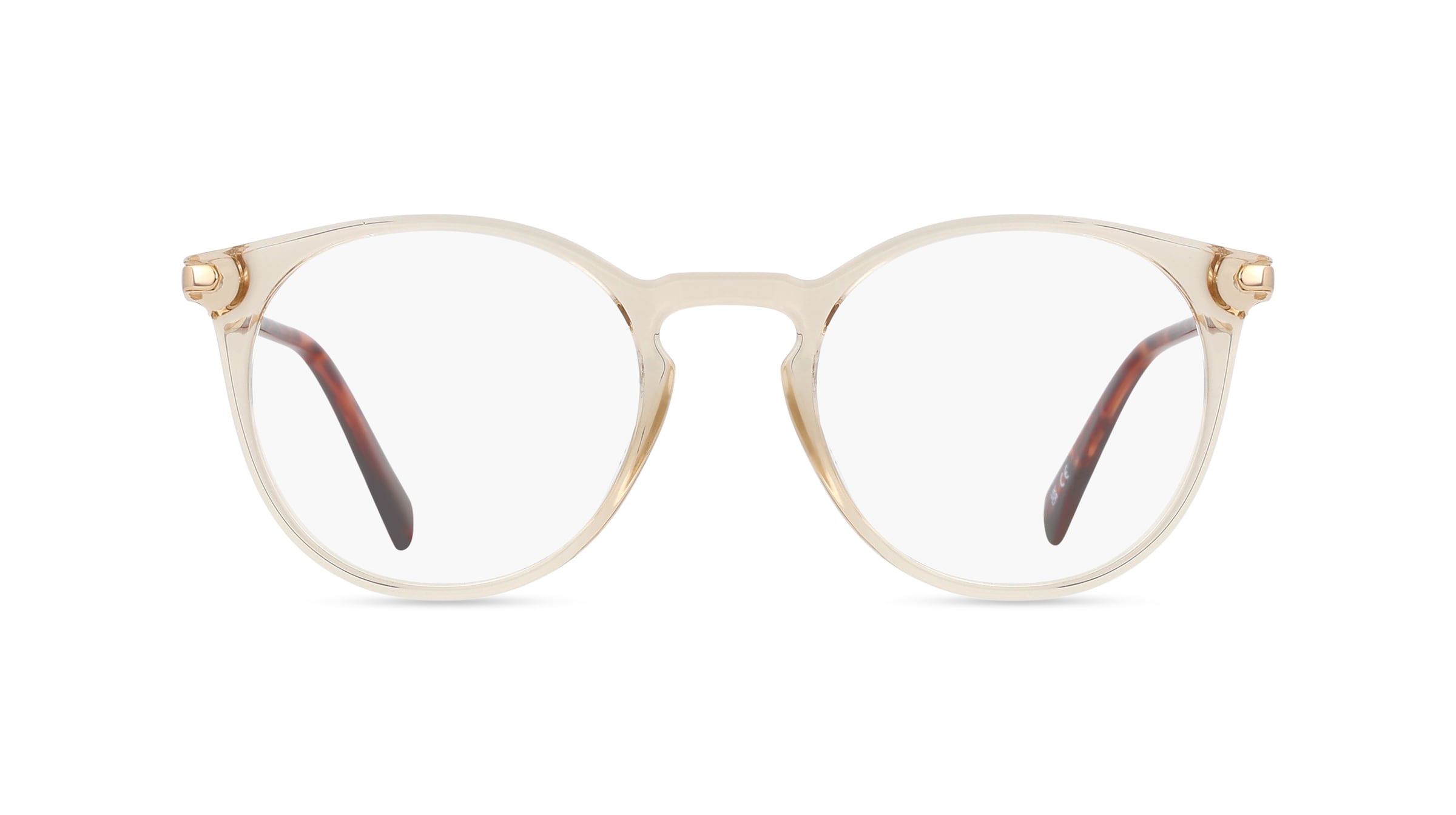 Levi’s LV 1089 Damen-Brille inkl. Gläser Vollrand Panto Kunststoff-Gestell 49/21/140, Gold