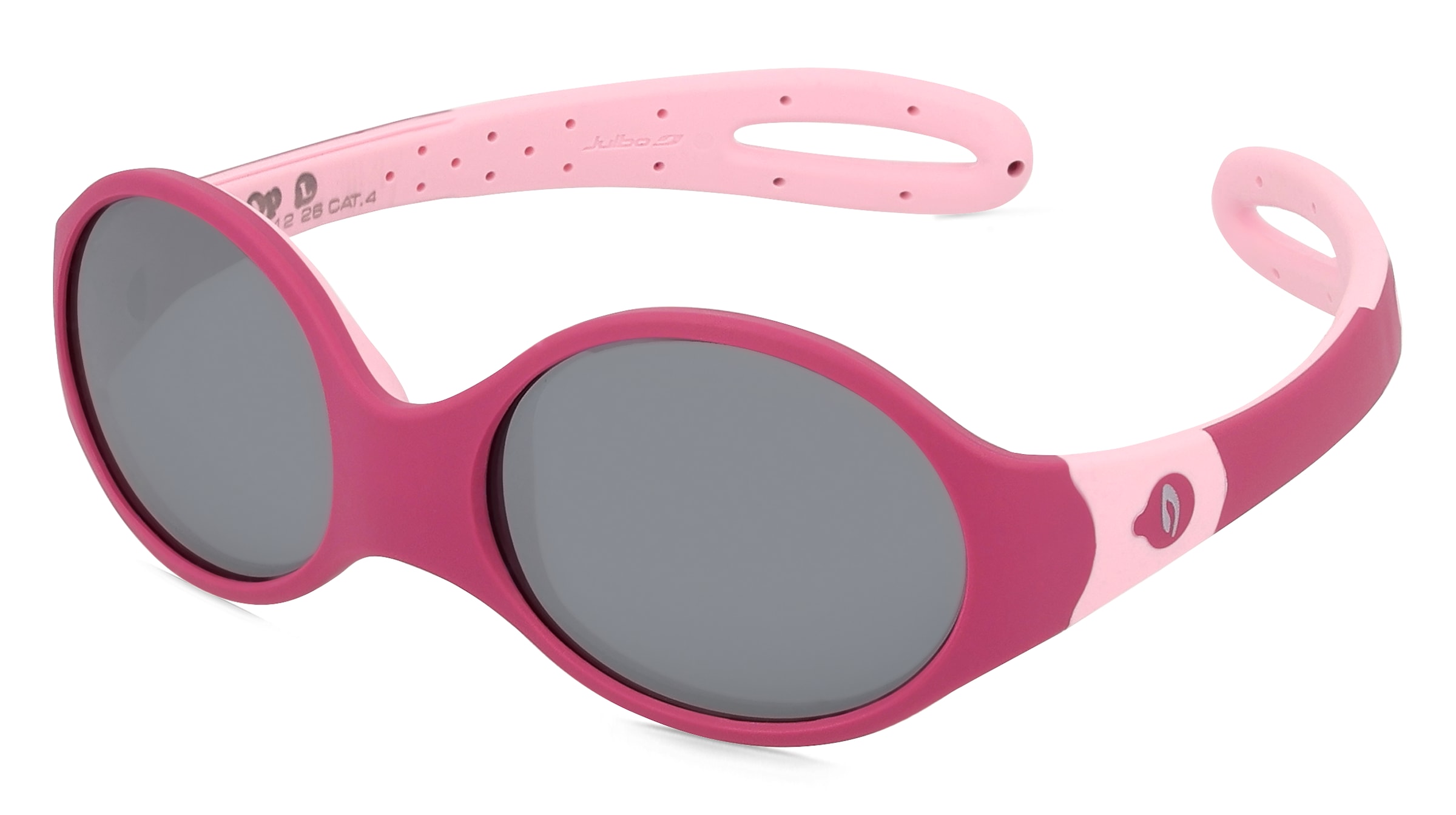 Julbo LOOP L J511 Kinder-Sonnenbrille Vollrand Rund Kunststoff-Gestell, Pink
