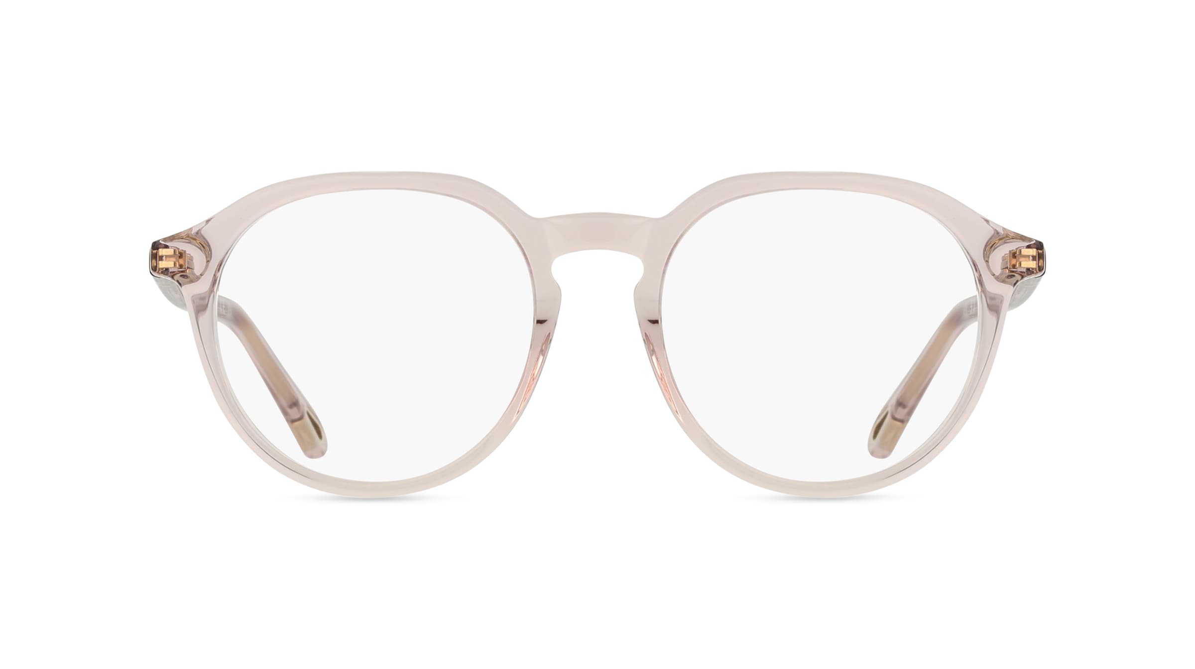 Chloé CH0012O Unisex-Brille inkl. Gläser Vollrand Rund Kunststoff-Gestell 50mm/18mm/140mm, Transparent