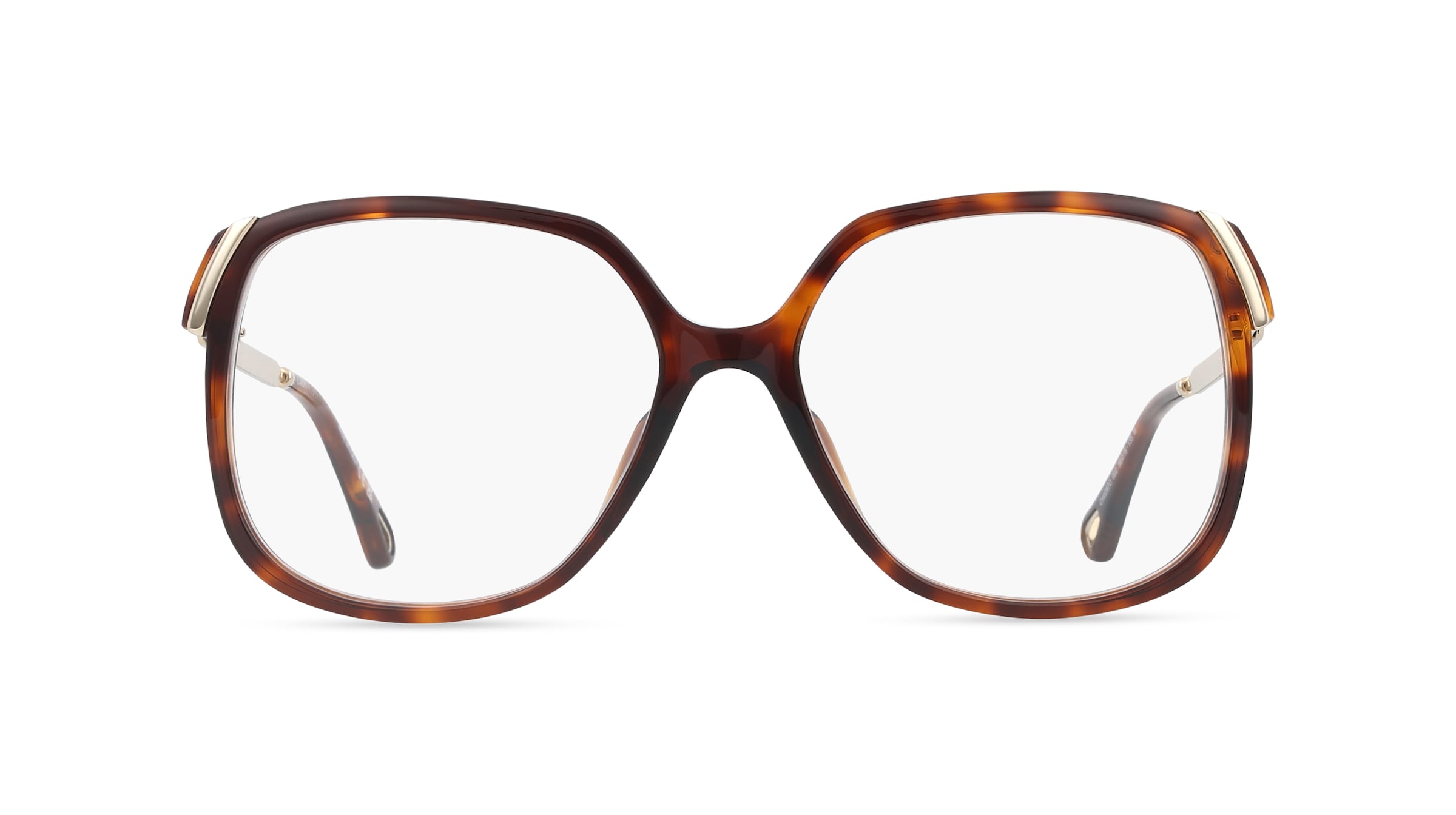 Chloé CH0287O Damen-Brille inkl. Gläser Vollrand Eckig Acetat-Gestell 56/16/135, braun