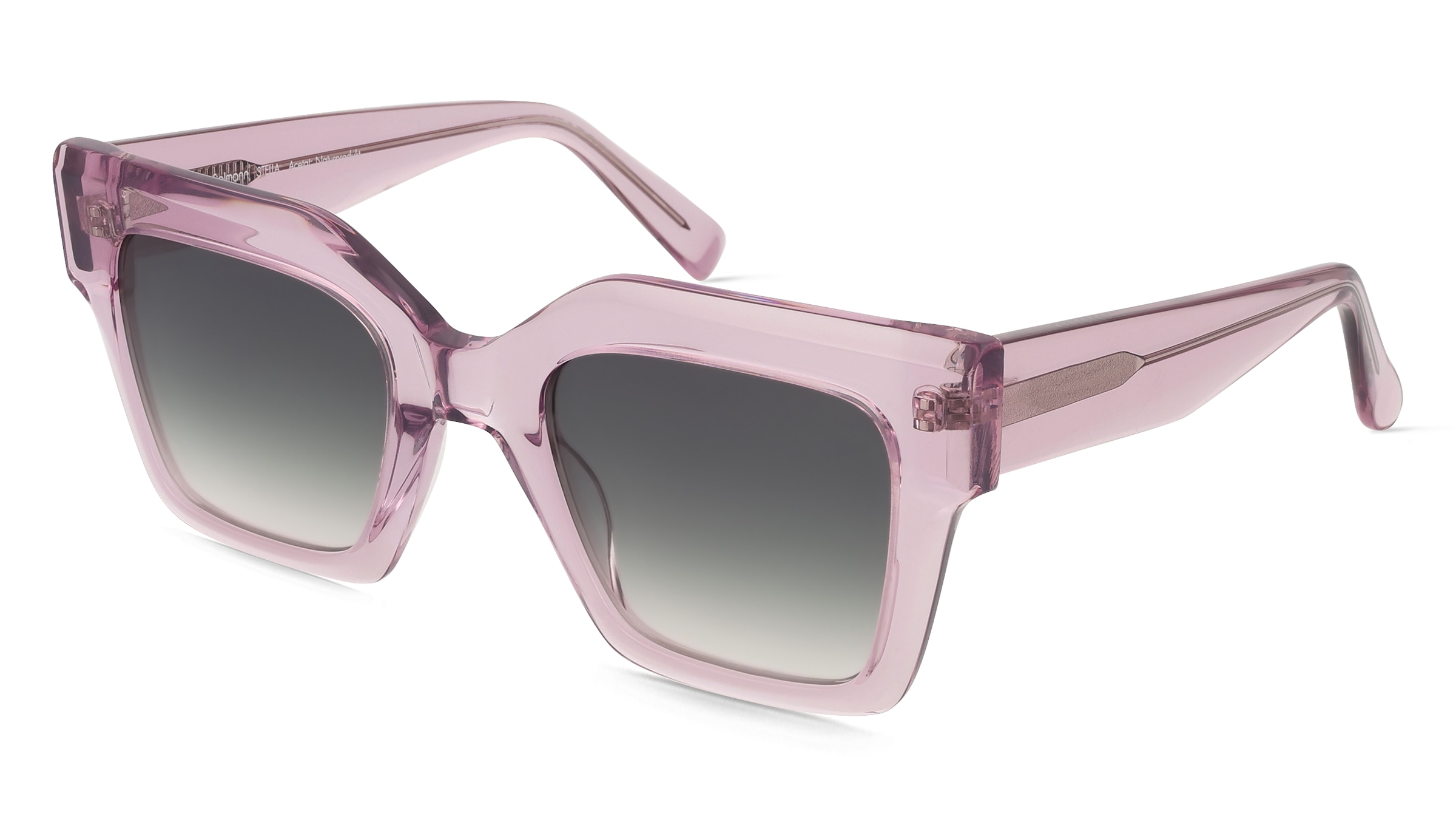 Fielmann BD 570 SUN FA STELLA Damen-Sonnenbrille Vollrand Butterfly Acetat Extrudiert-Gestell, Lila