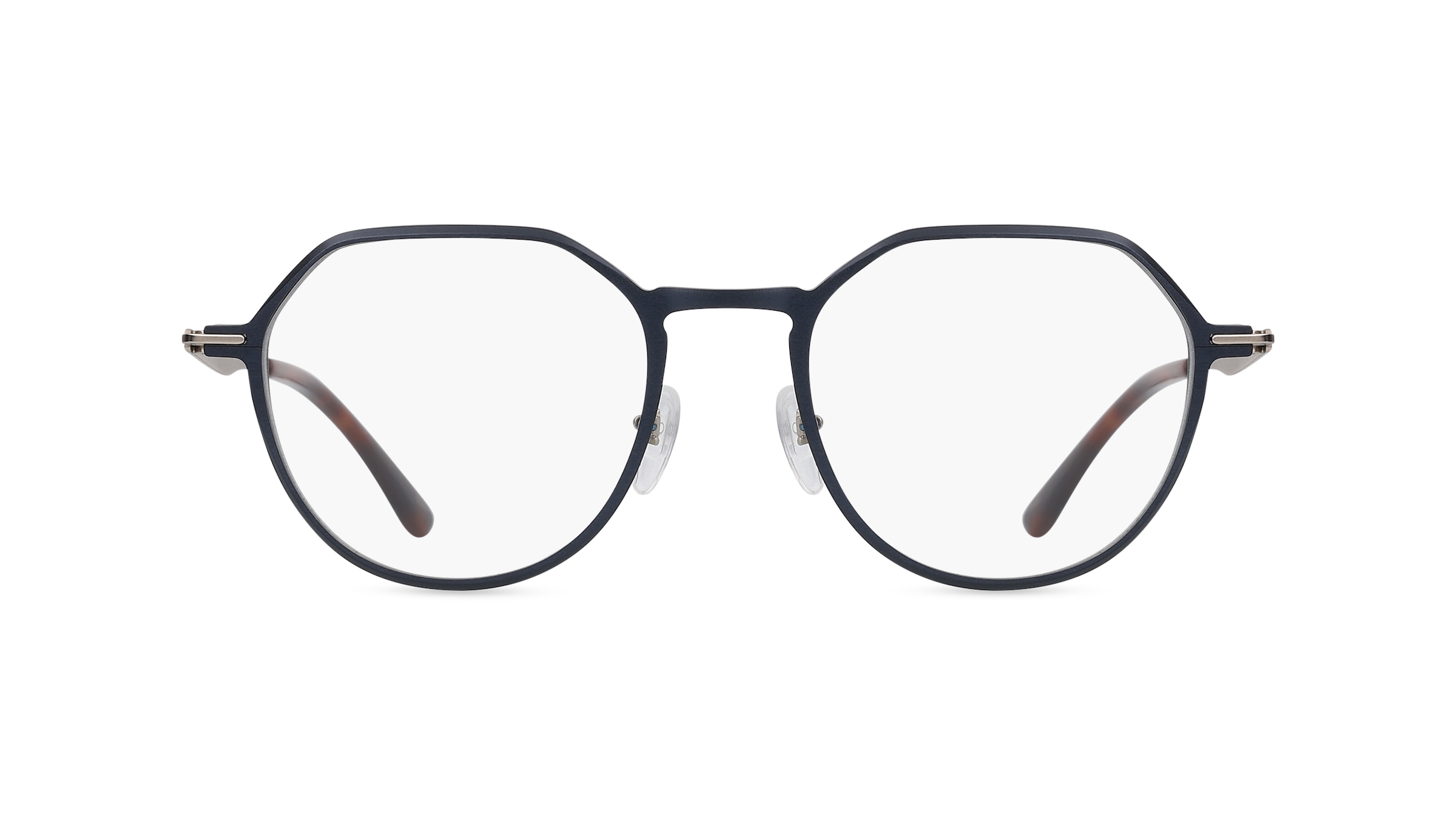 Calvin Klein CK22100 Unisex-Brille inkl. Gläser Vollrand Panto Metall-Gestell 50mm/20mm/145mm, blau