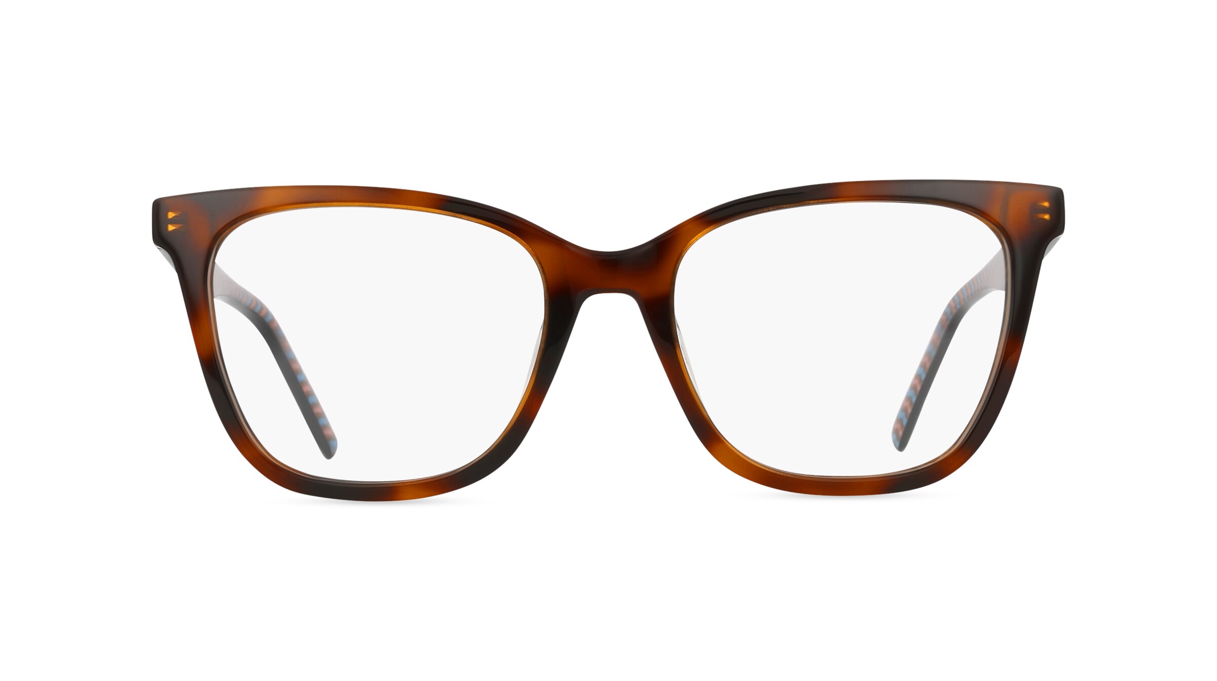 Missoni MMI 0114 Damen-Brille inkl. Gläser Vollrand Eckig Acetat-Gestell 53mm/18mm/140mm, Havanna