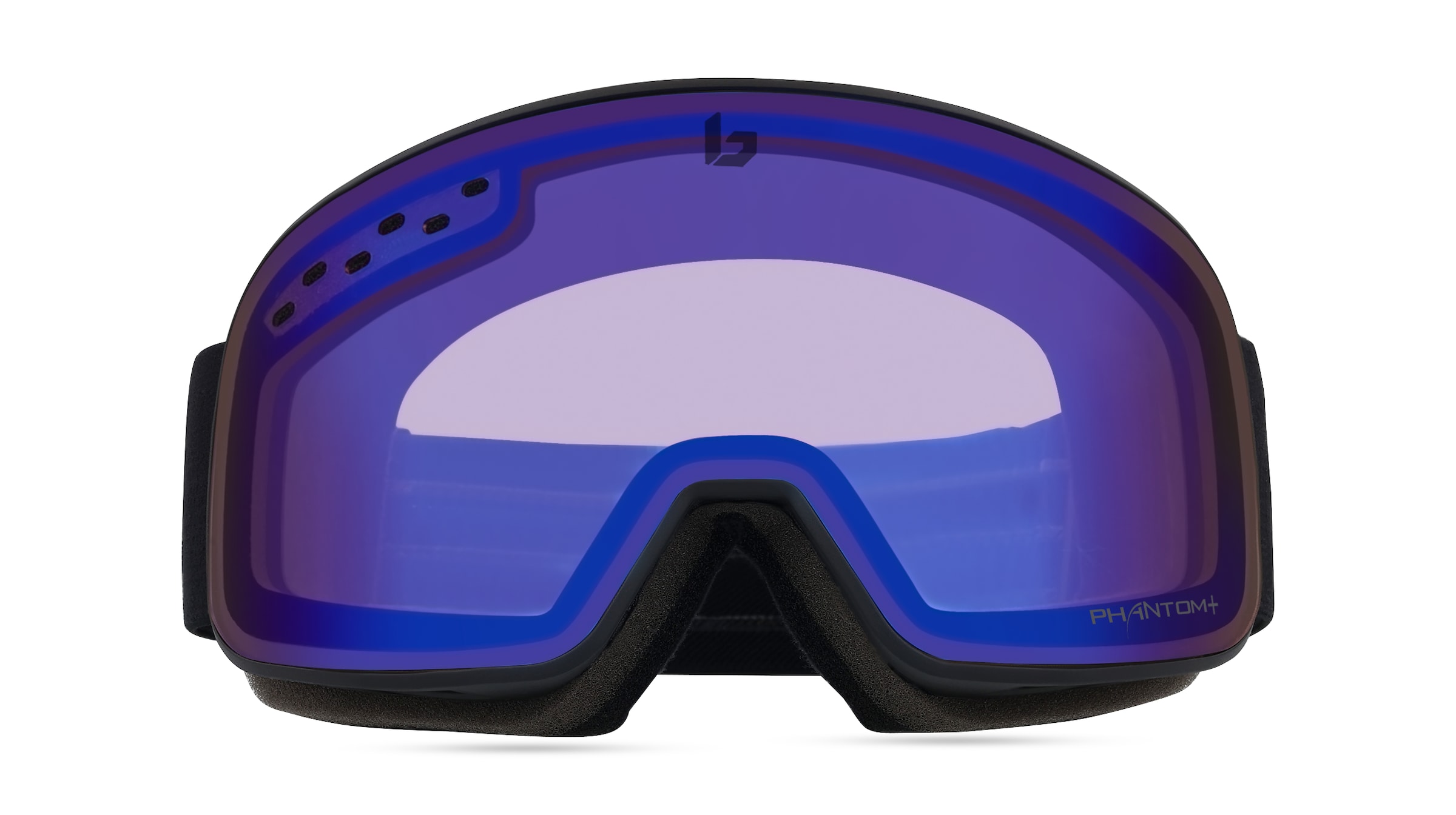 Bollé NEVADA SMALL  Unisex-Skibrille Vollrand Monoscheibe Kunststoff-Gestell, rot