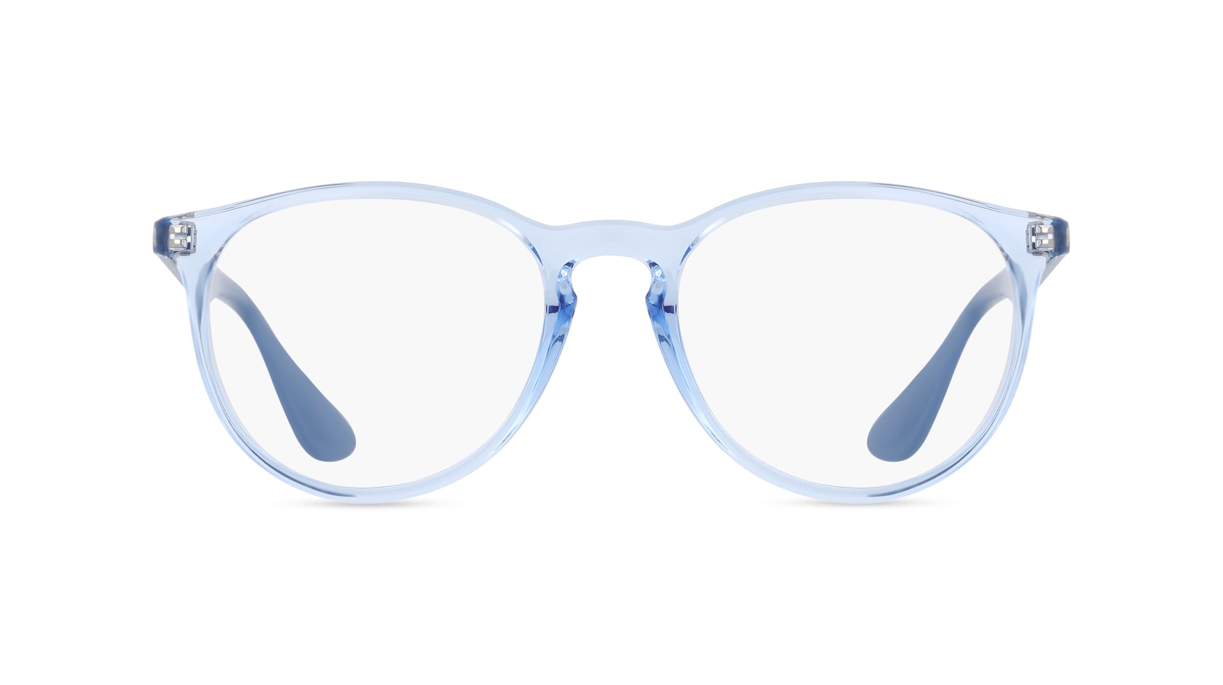 Ray-Ban RX7046 Damen-Brille inkl. Gläser Vollrand Panto Kunststoff-Gestell 51mm/18mm/140mm, blau