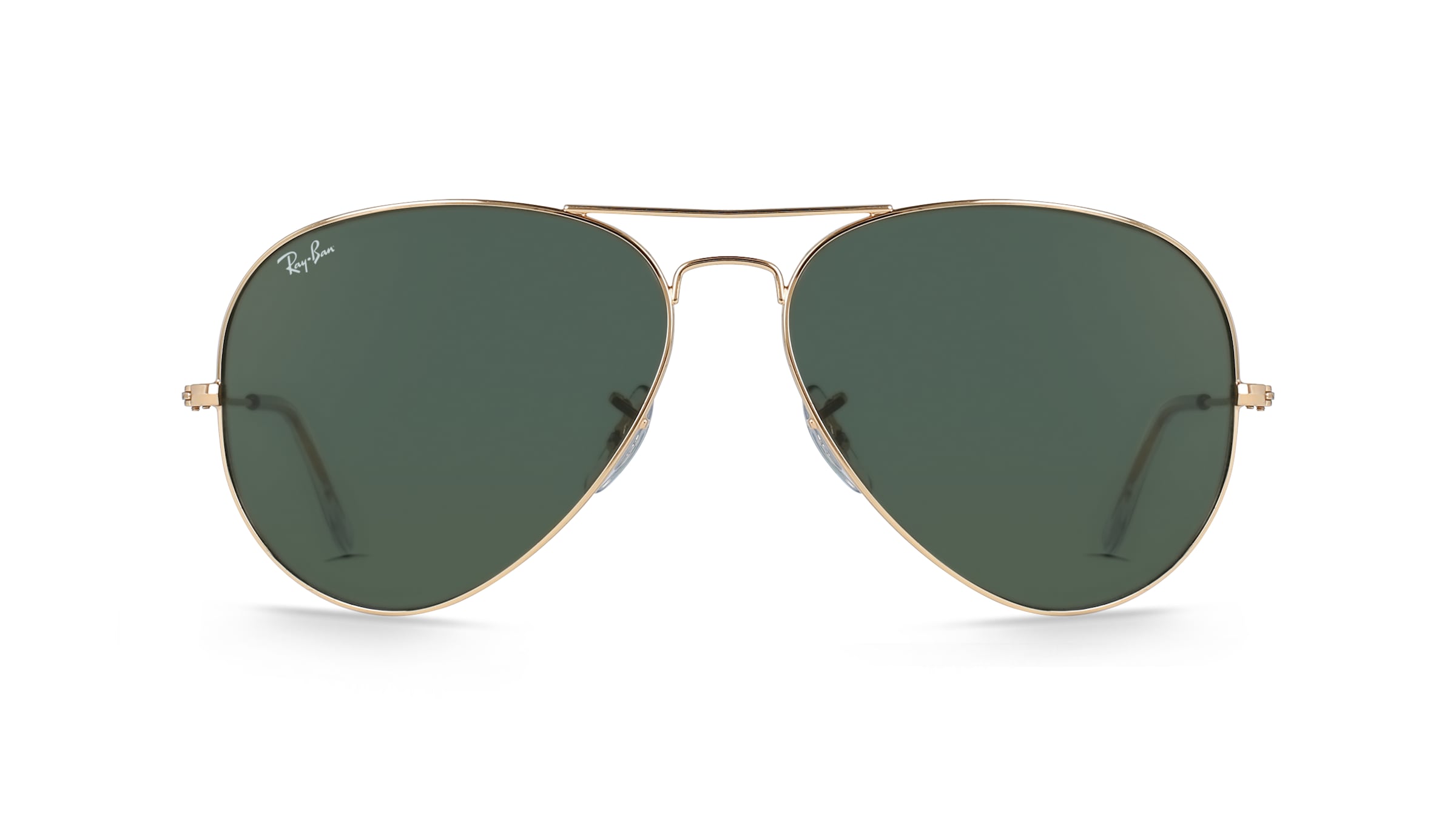 Ray-Ban RB 3025 AVIATOR Unisex-Sonnenbrille Vollrand Pilot Metall-Gestell, gold