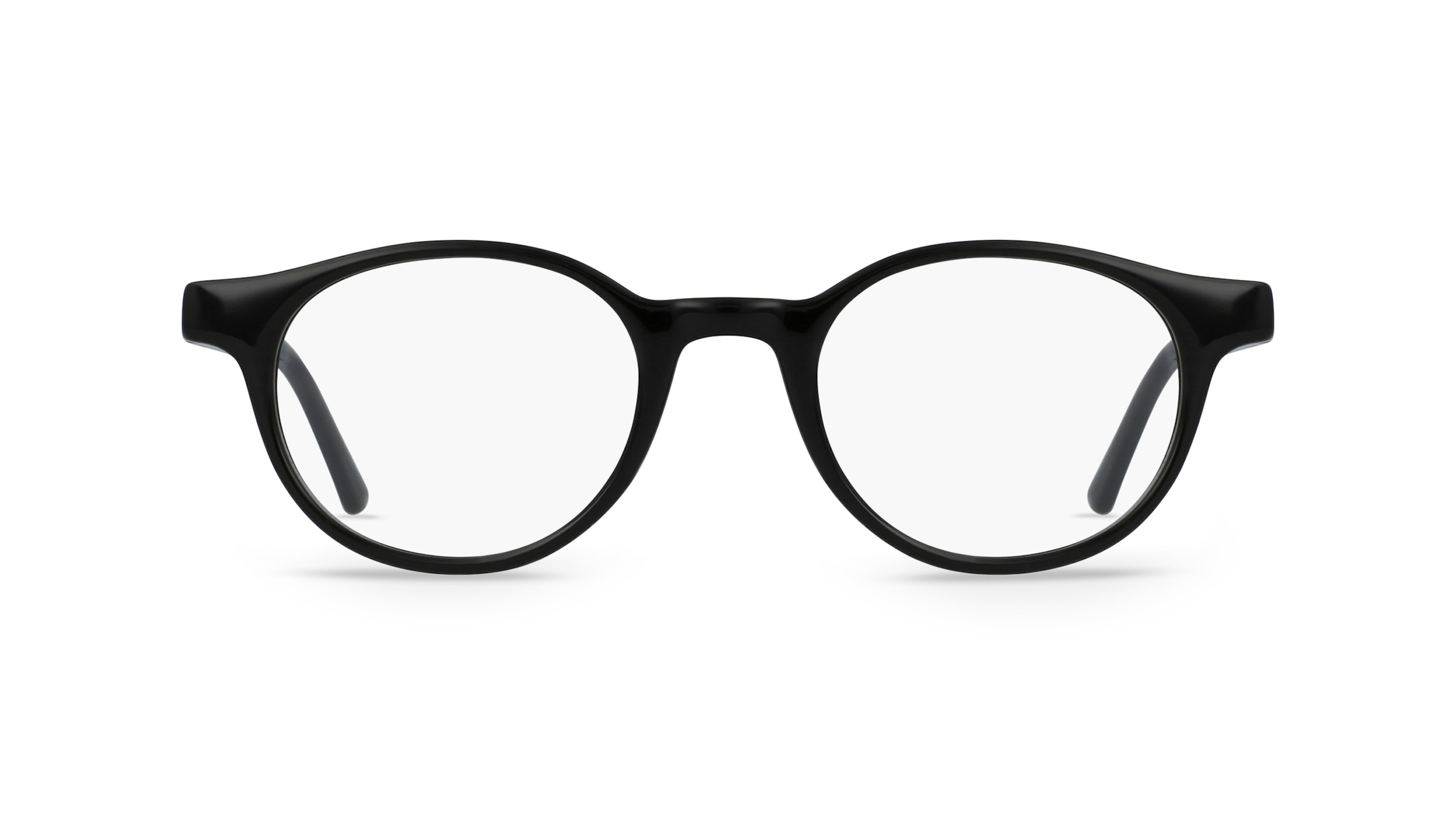 Fielmann INTER 2158 CL Unisex-Brille inkl. Gläser Vollrand Panto Propionat-Gestell 45/20/140, schwarz